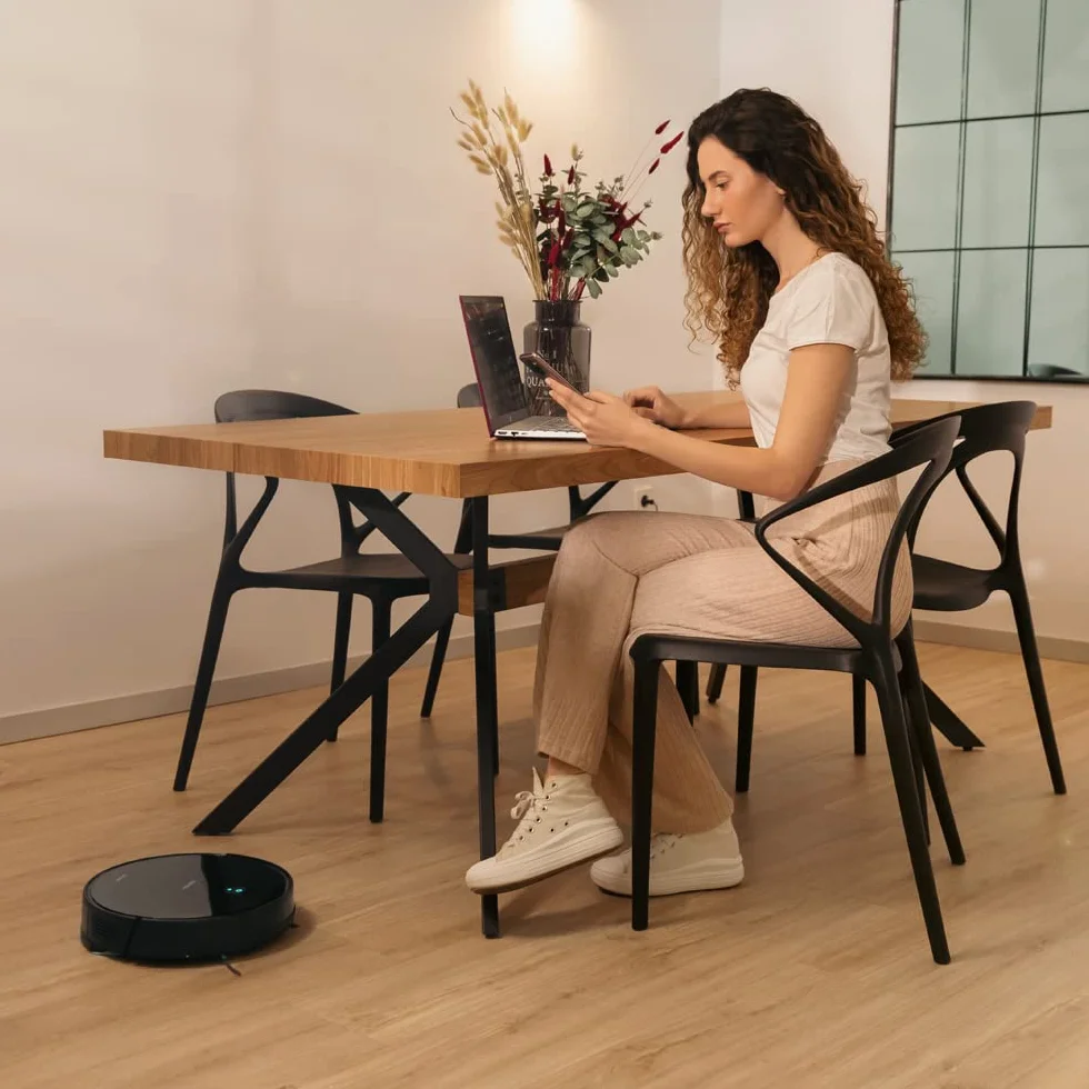 Cecotec Robot aspirador Conga 2499 Ultra X-Treme con tecnología giroscópica, friega, aspira y barre a la vez, 2100 Pa, 3 L, WiFi y Bluetooth