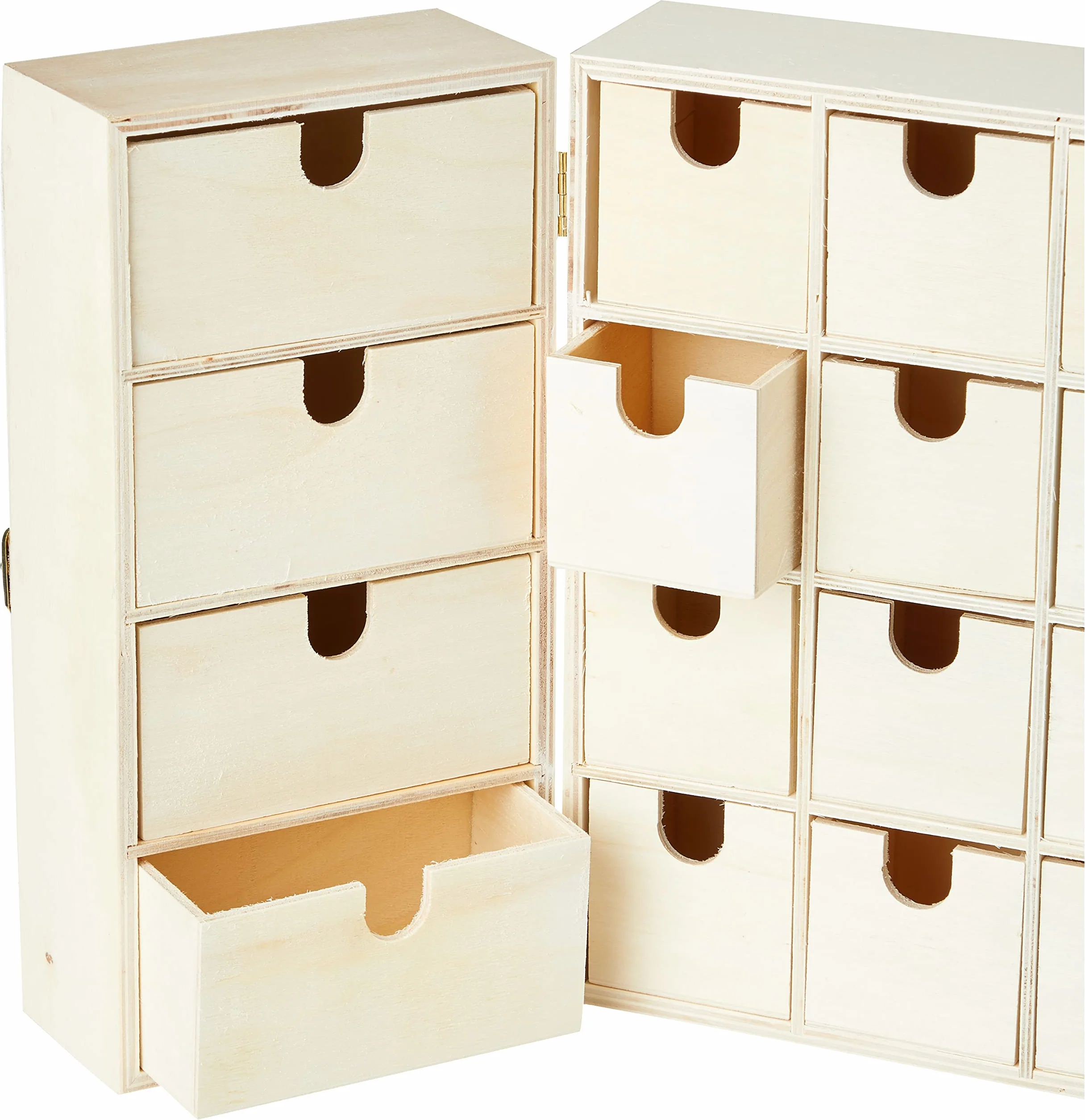 Artemio Calendario de adviento con boquillas Madera 55 x 6,5 x 28 cm