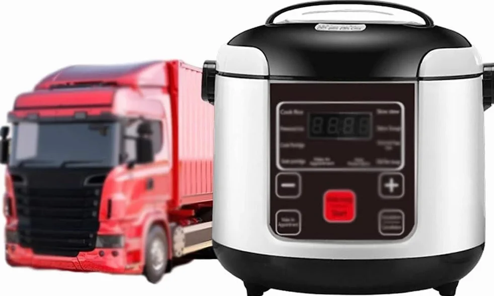 Olla Arrocera Portátil 12V/24V para Coche, Calefacción y Mantenimiento de Calor