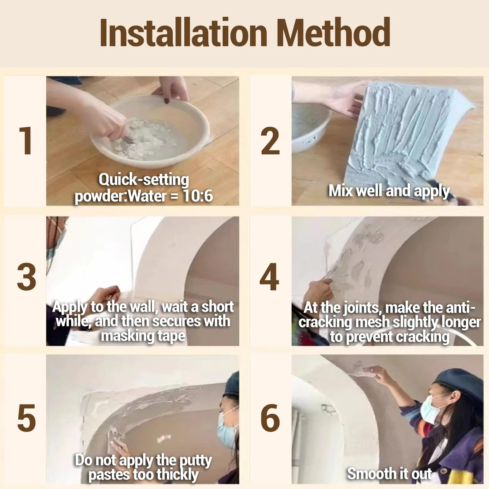 Kit de arco de medio círculo para pintar interiores, kit de arco redondeado para puerta, kit de arco redondo de medio círculo superior, diseño elegante y moderno para salas de estar y dormitorios