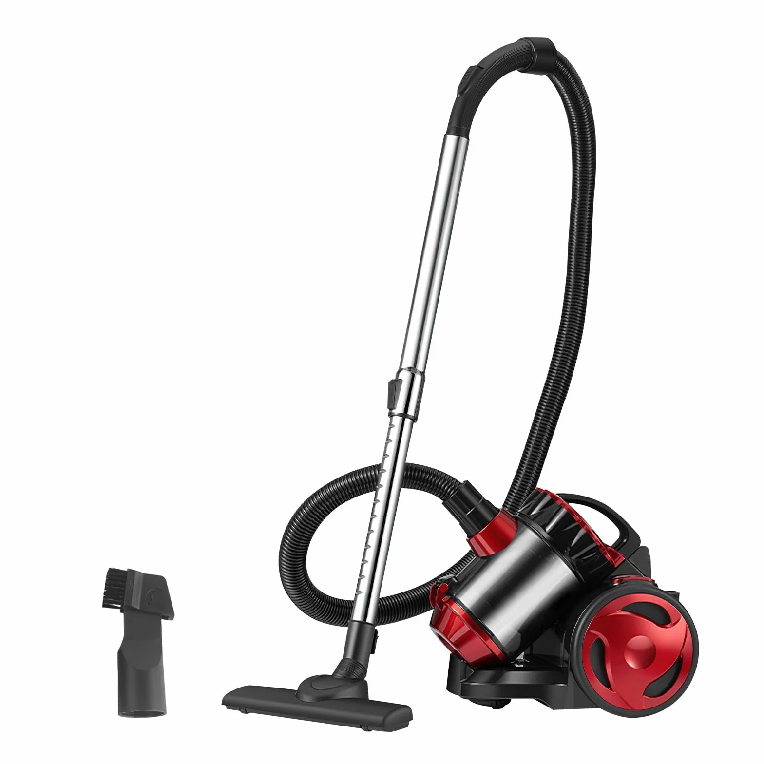 Aspirador sin bolsa, 2000 W, aspirador compacto silencioso, capacidad 1,5 L, con sistema de filtración HEPA, potente aspirador para suelos, alfombras, sofás y coche