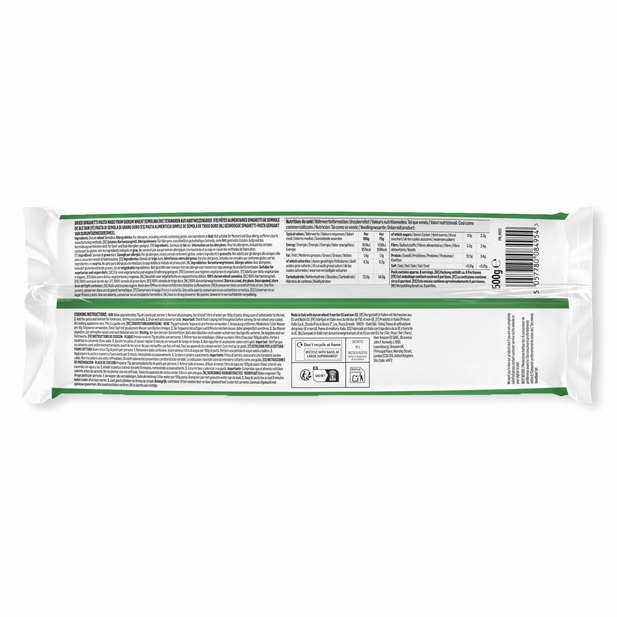 Spaghetti 500g by Amazon