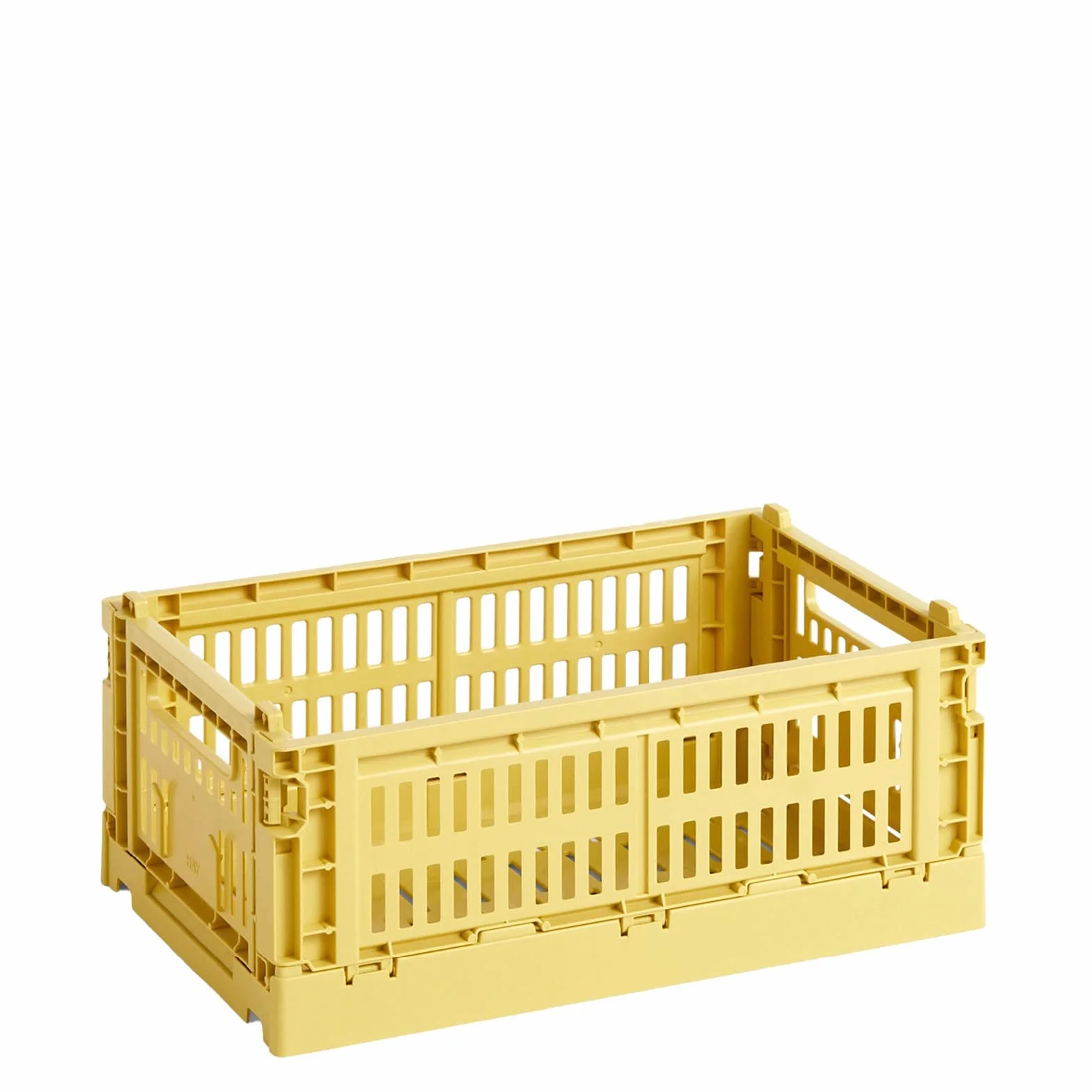 Hay Colour Crate 541443 - Caja de transporte (polipropileno reciclado, 26,5 x 17 x 10,5 cm), color amarillo