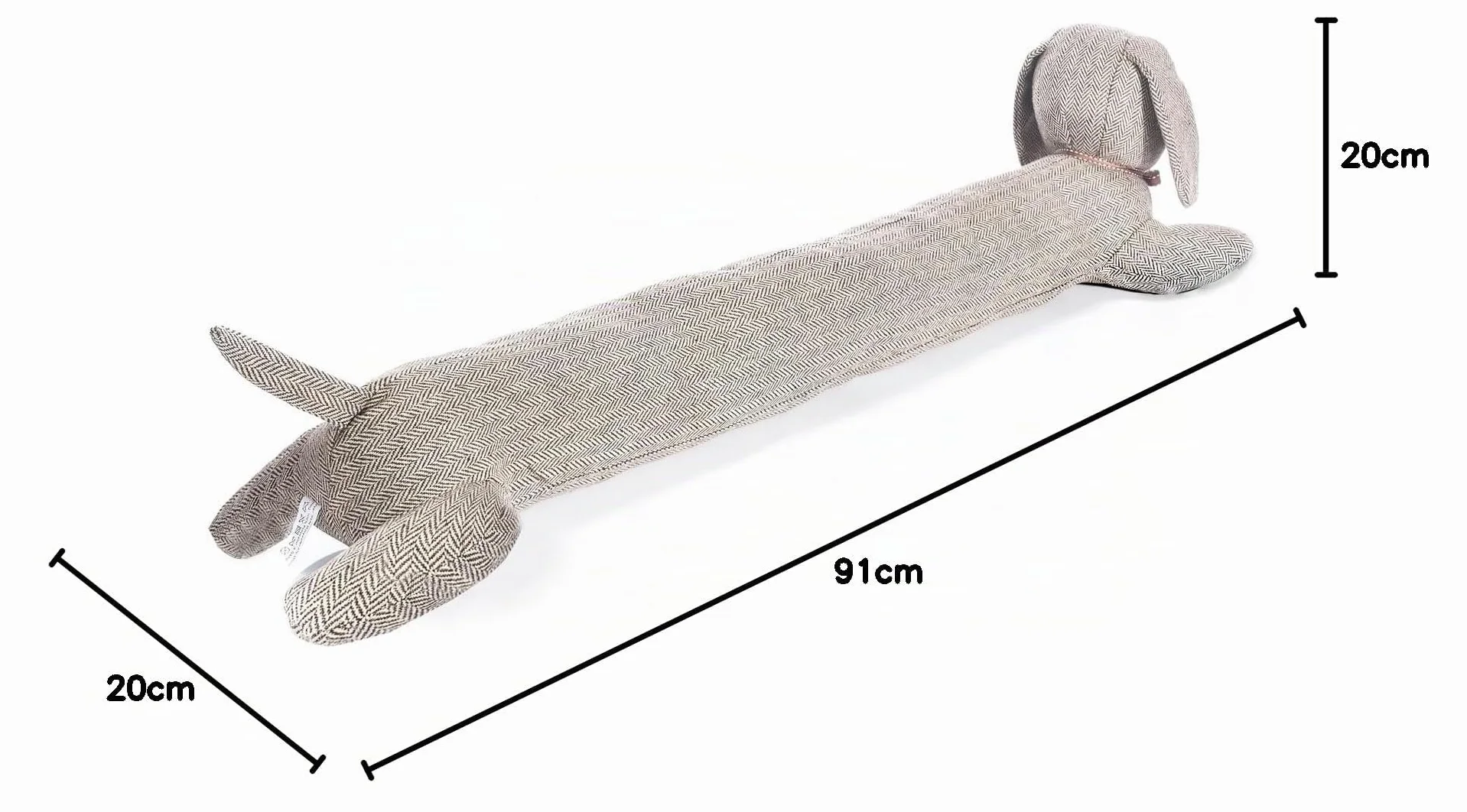 Tapa de Tiro de Perro Salchicha Rollo XXL - Sello de la Puerta de Tiro 91cm