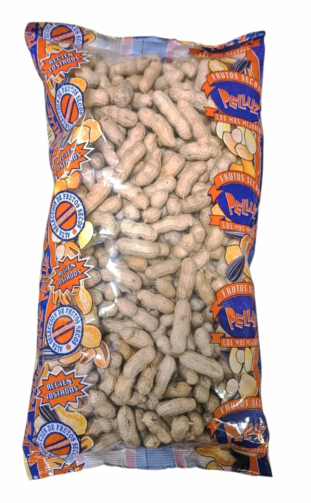 Cacahuetes Crudos Sin Sal 1 Kg - Cacahuetes Naturales con Cáscara - Pelluz