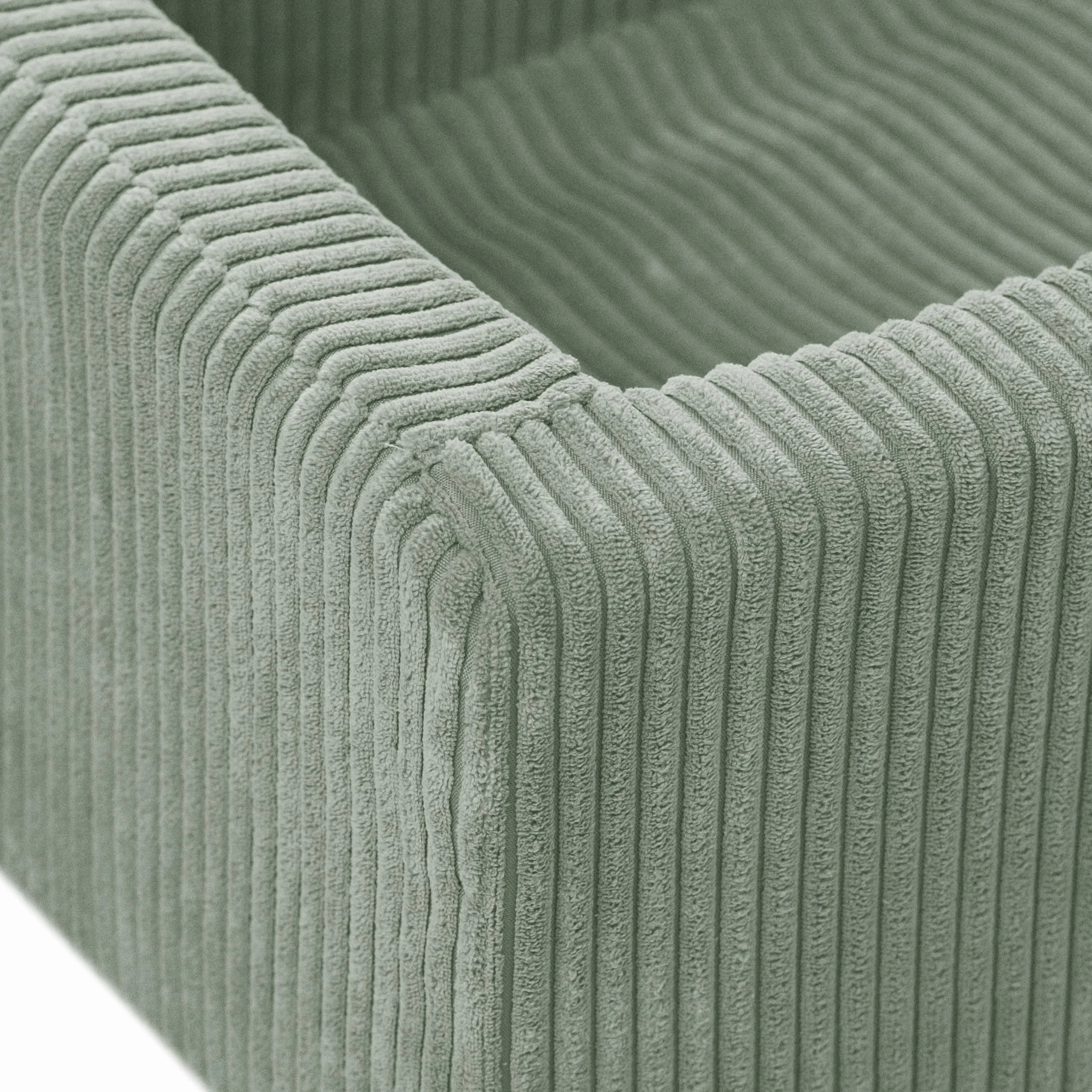 MISIOO Sillón infantil CUBIE de pana, sillón plegable para niños y bebé, suave sillón para habitación infantil, plegable para tumbarse, pequeño sillón para bebés
