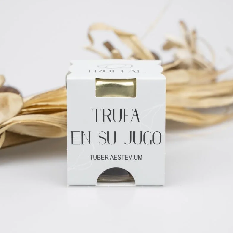 Trufa Negra de Verano en su Jugo Tuber Aestivum Trufas Frescas Ingrediente Gourmet 15 g