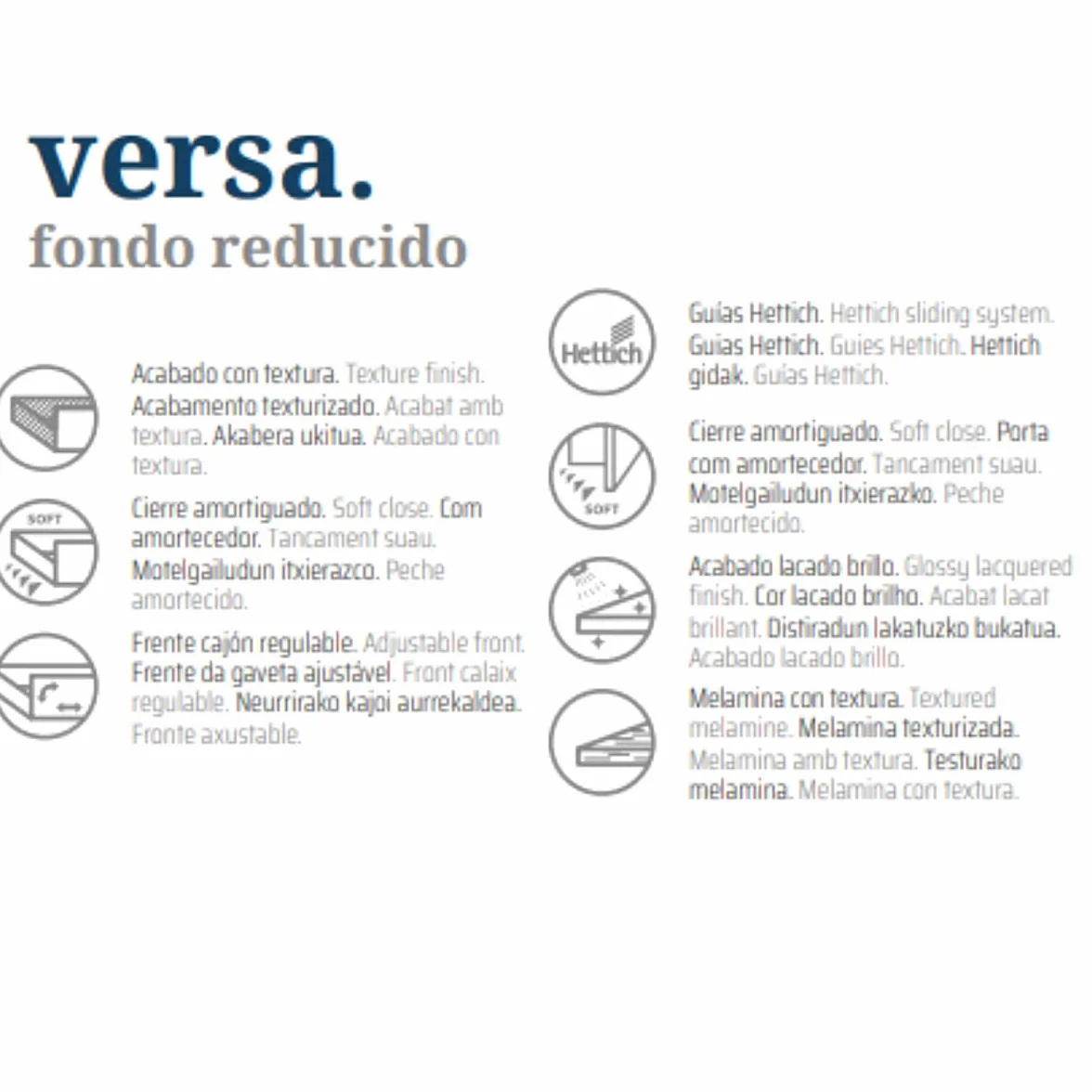 Mueble de baño Versa suspendido a Pared Fondo Reducido 1 Puerta y Lavabo Cerámico (Roble Natural, 45)