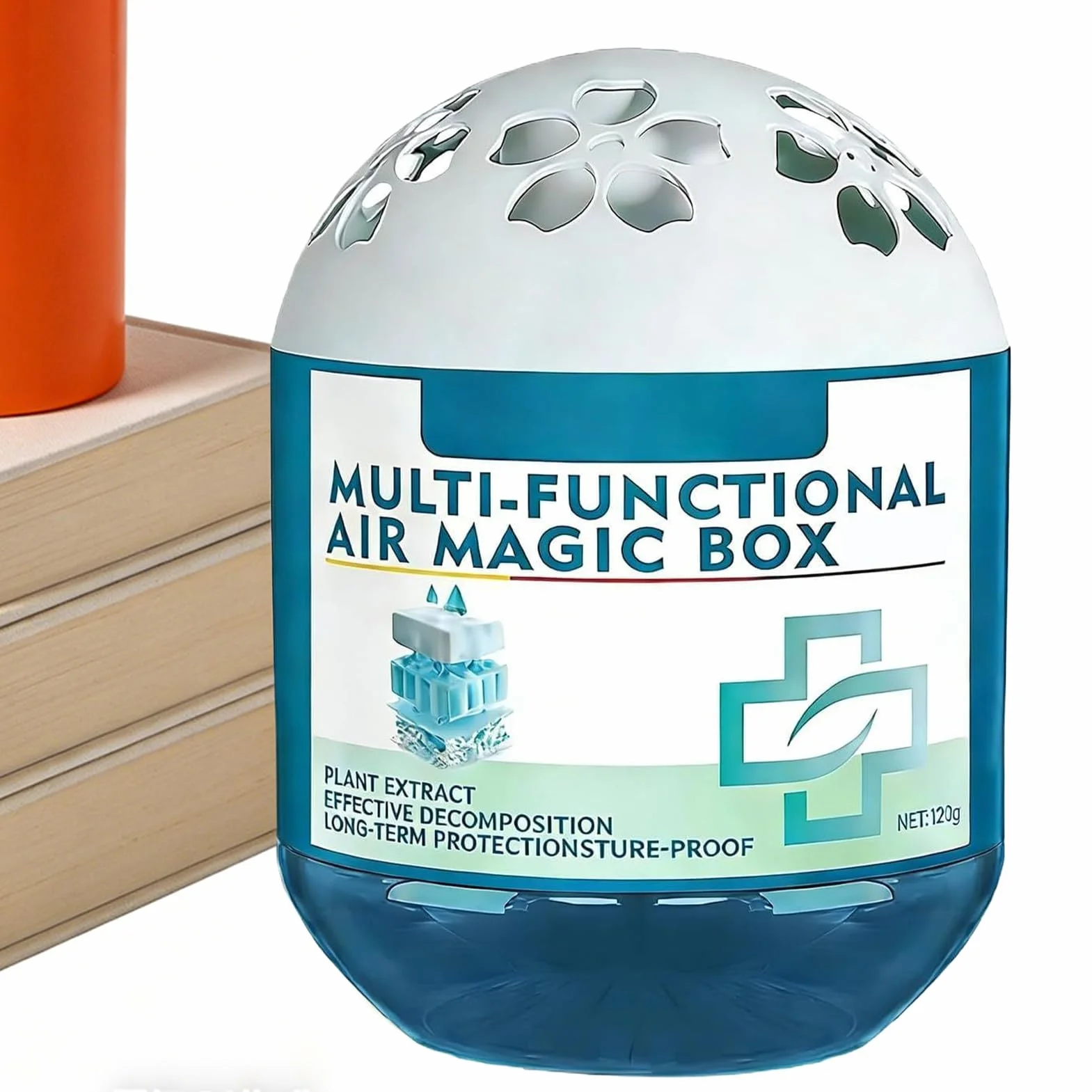 Desodorizante Larga Duración 120g Eliminador Automático de Olores para Hogar Cocina Baño