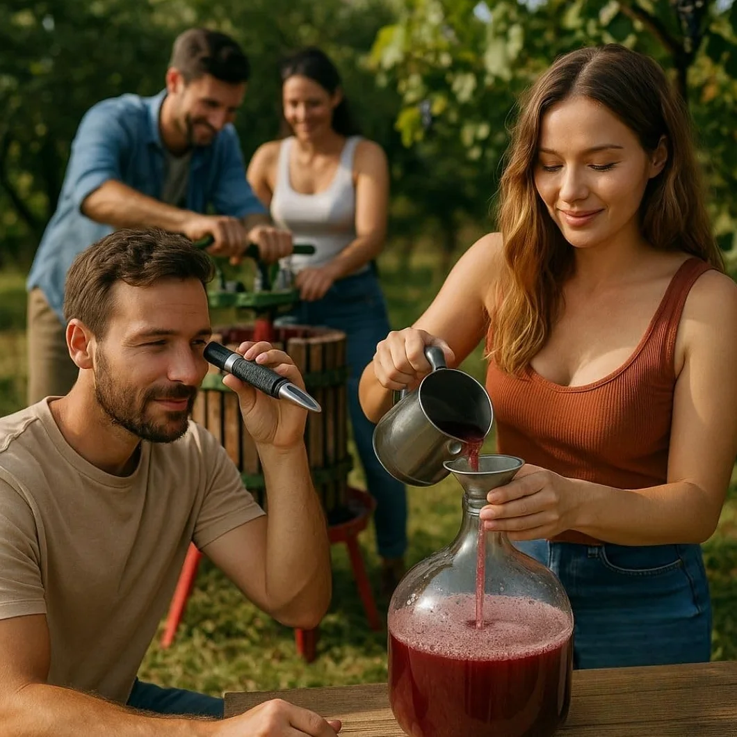 Levadura Vina 20g para Vino Tinto y Blanco, Frutas del Bosque y de Hueso Pequeño