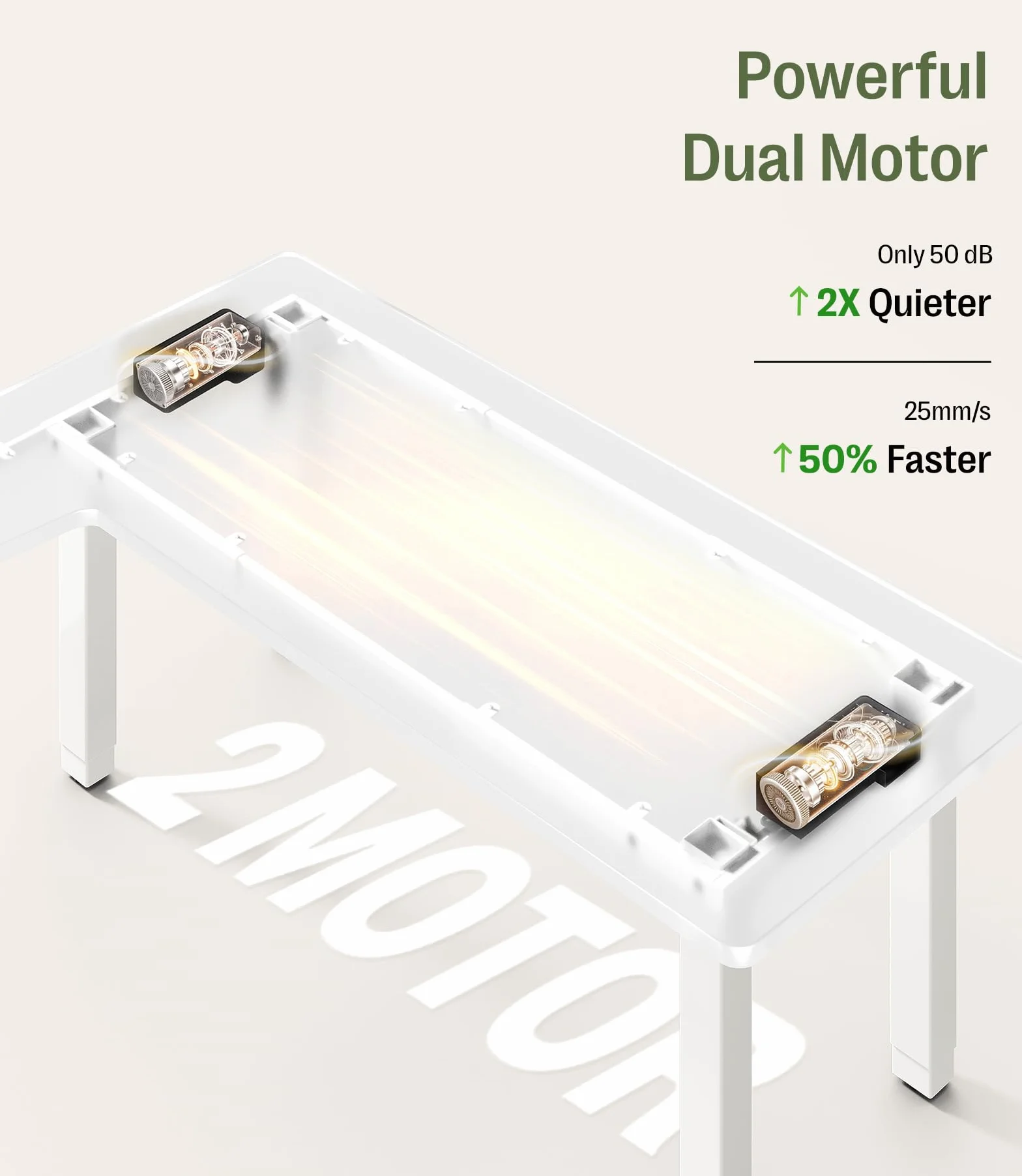 Escritorio Elevable Eléctrico MAIDeSITe 180x120cm Doble Motor 160KG Mesa en Forma de L