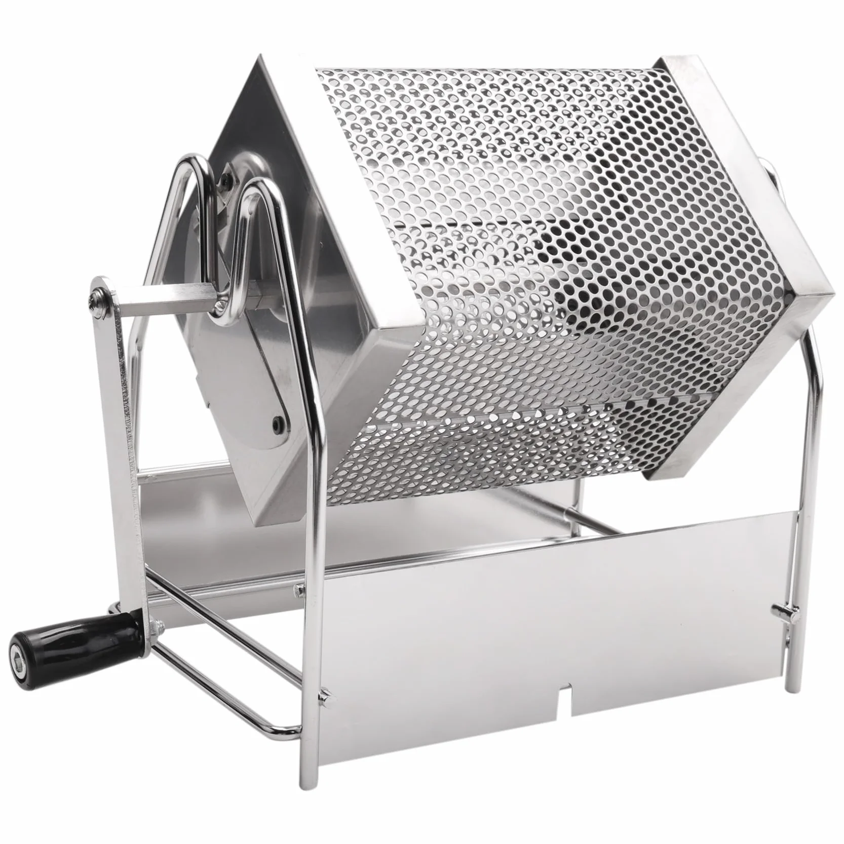 Tostador de café de acero inoxidable tipo tambor para granos, frutos secos