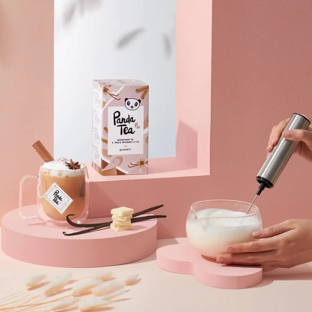 Panda Té Caja Mezclas Latte 4 Bebidas 20 Bolsas