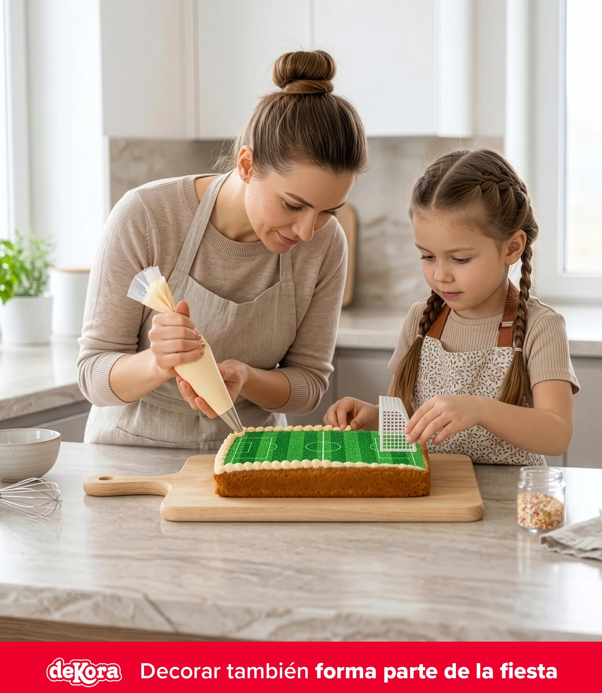 Lámina comestible Campo de Fútbol 20x27cm sin azúcar añadido sin gluten decoración tartas