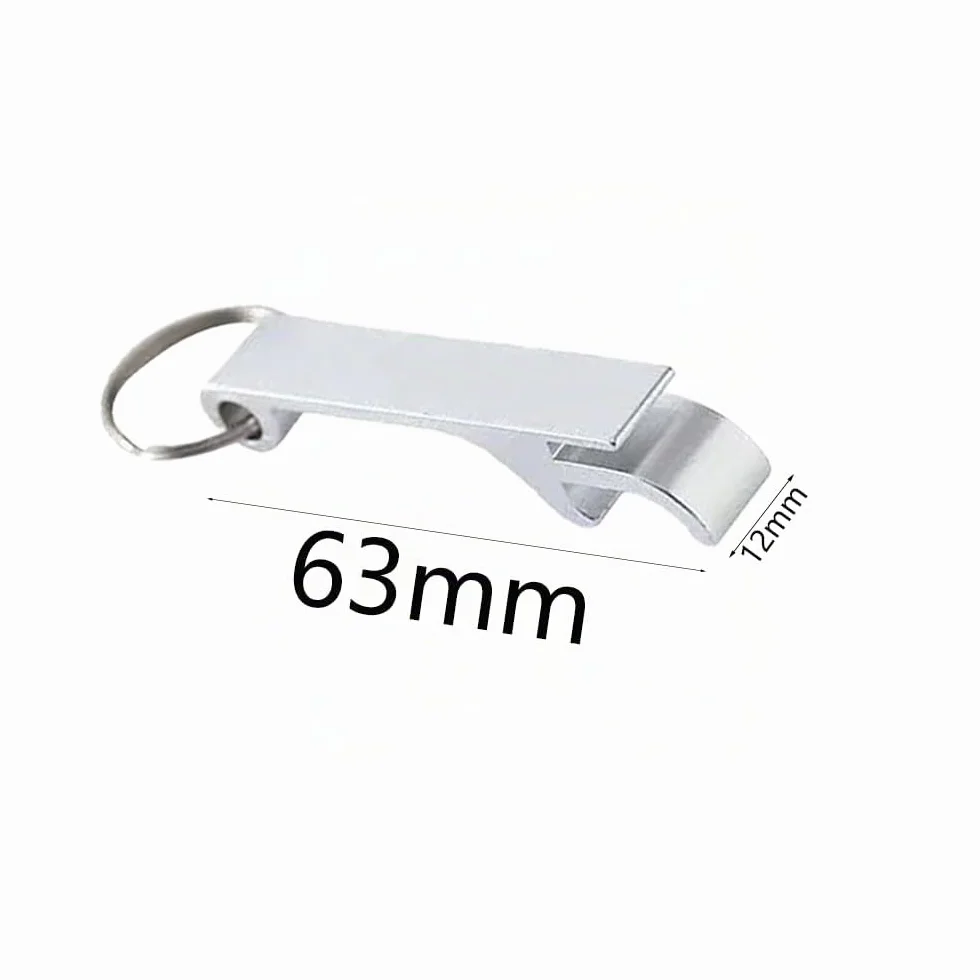 Abrebotellas de Cerveza 2 Pcs - Llavero Mini Multifuncional de Aluminio