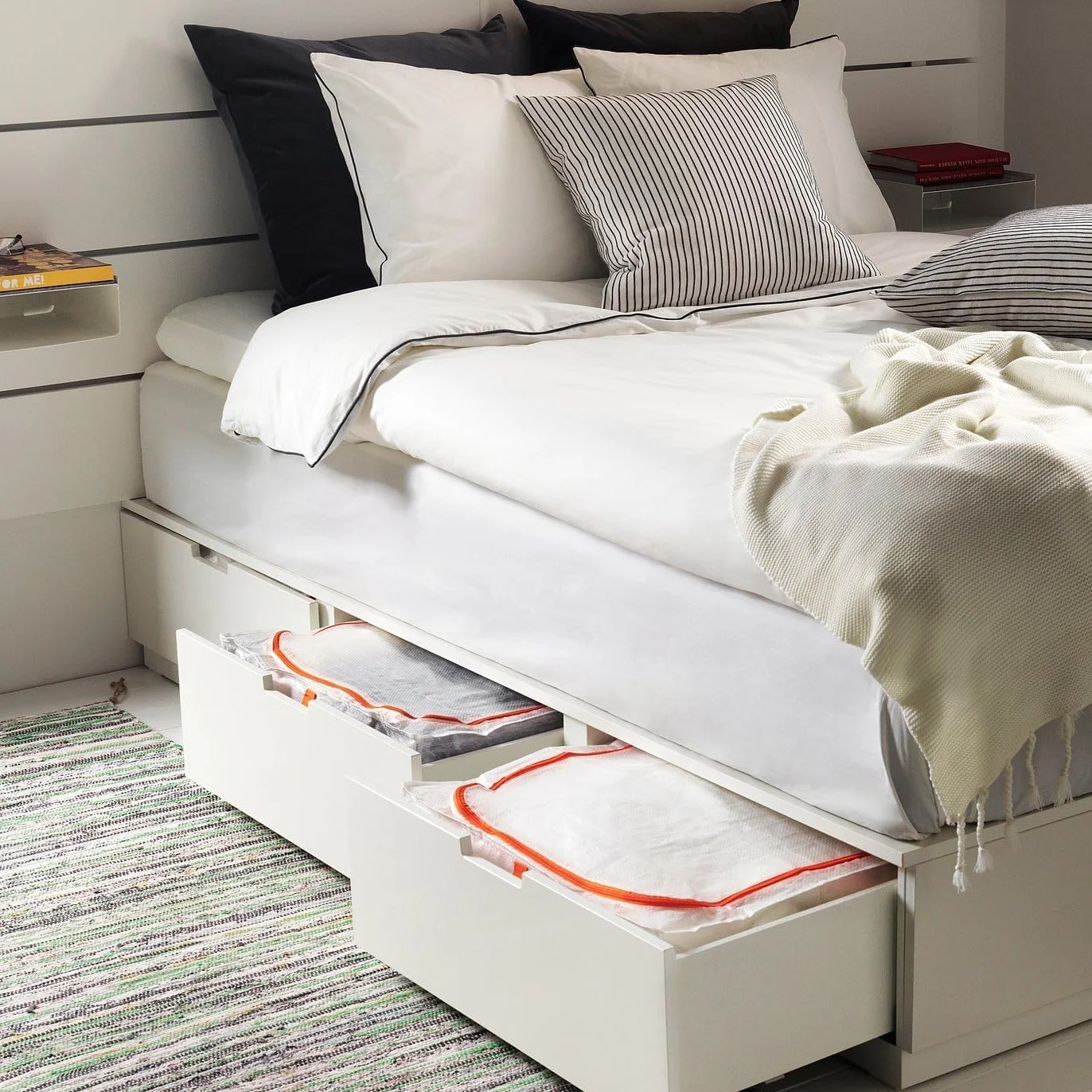 IKEA PARKLA Estuche de almacenamiento 55 x 49 x 19 cm (3)