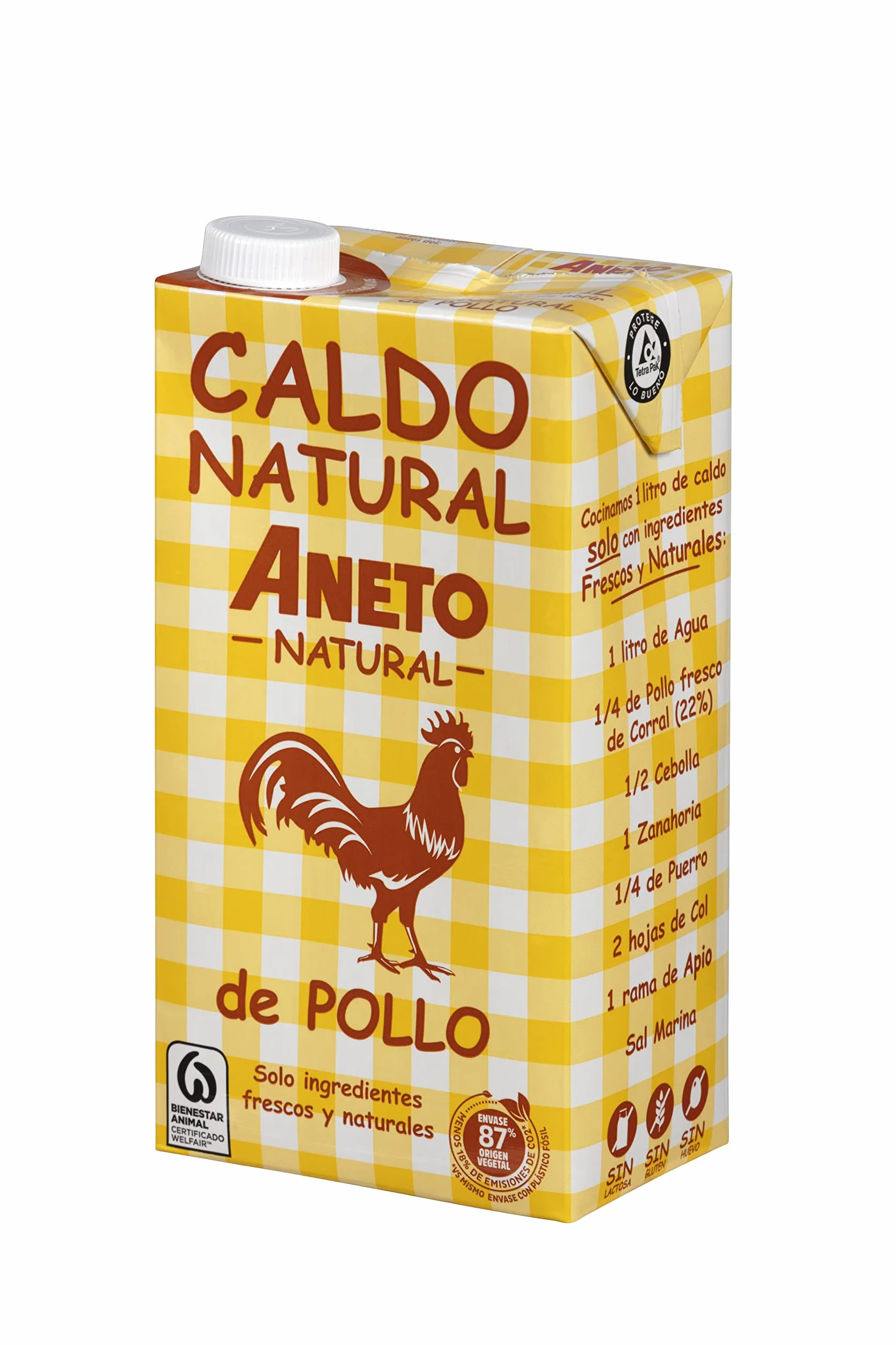 Aneto Caldo de Pollo Natural 6x1L