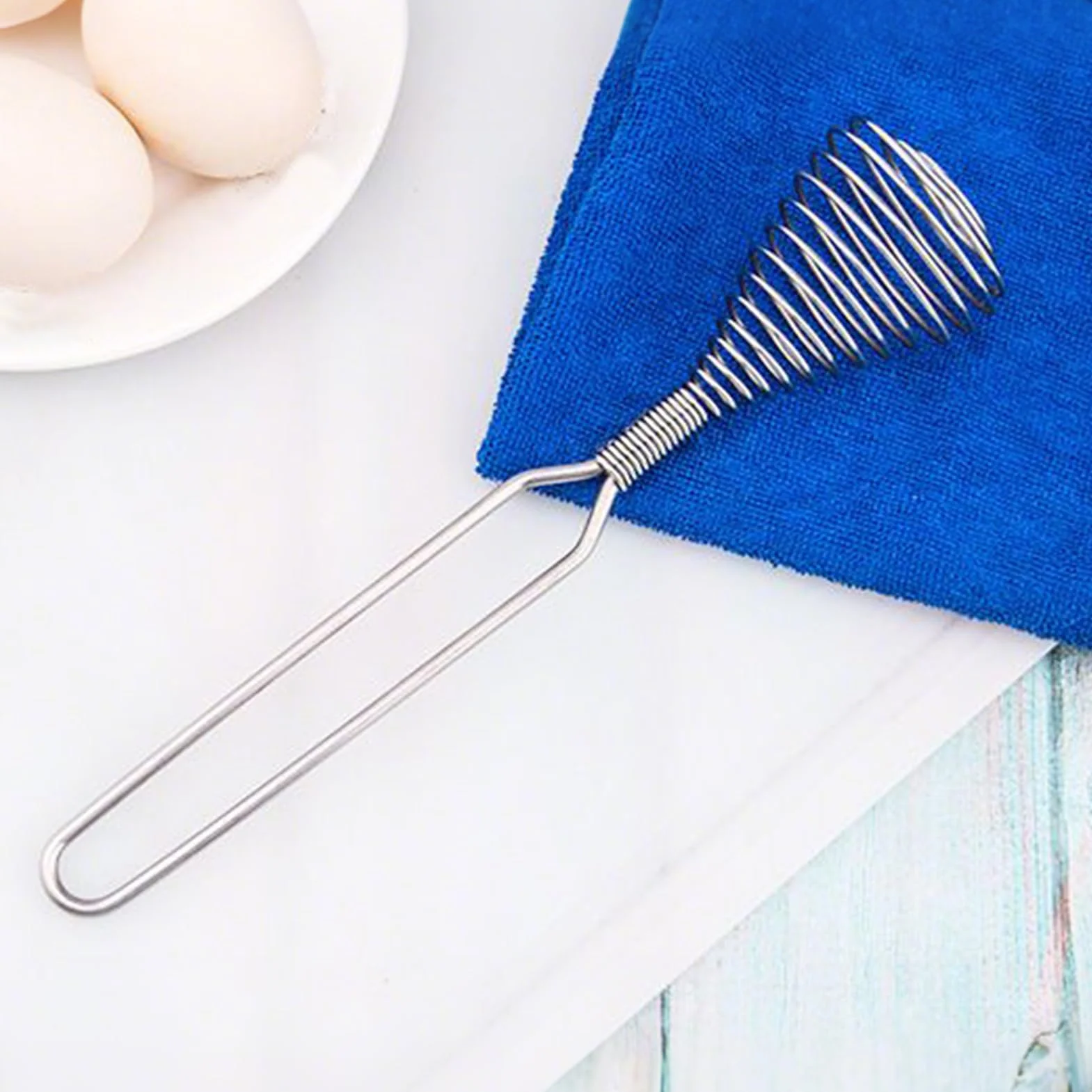 Batidor de Huevos,Batidor De Globos Manual Para Mezclar - De Mano Para Leche Cocina Reposteria Batir Mezclar Espumar Para Hogar Restaurante