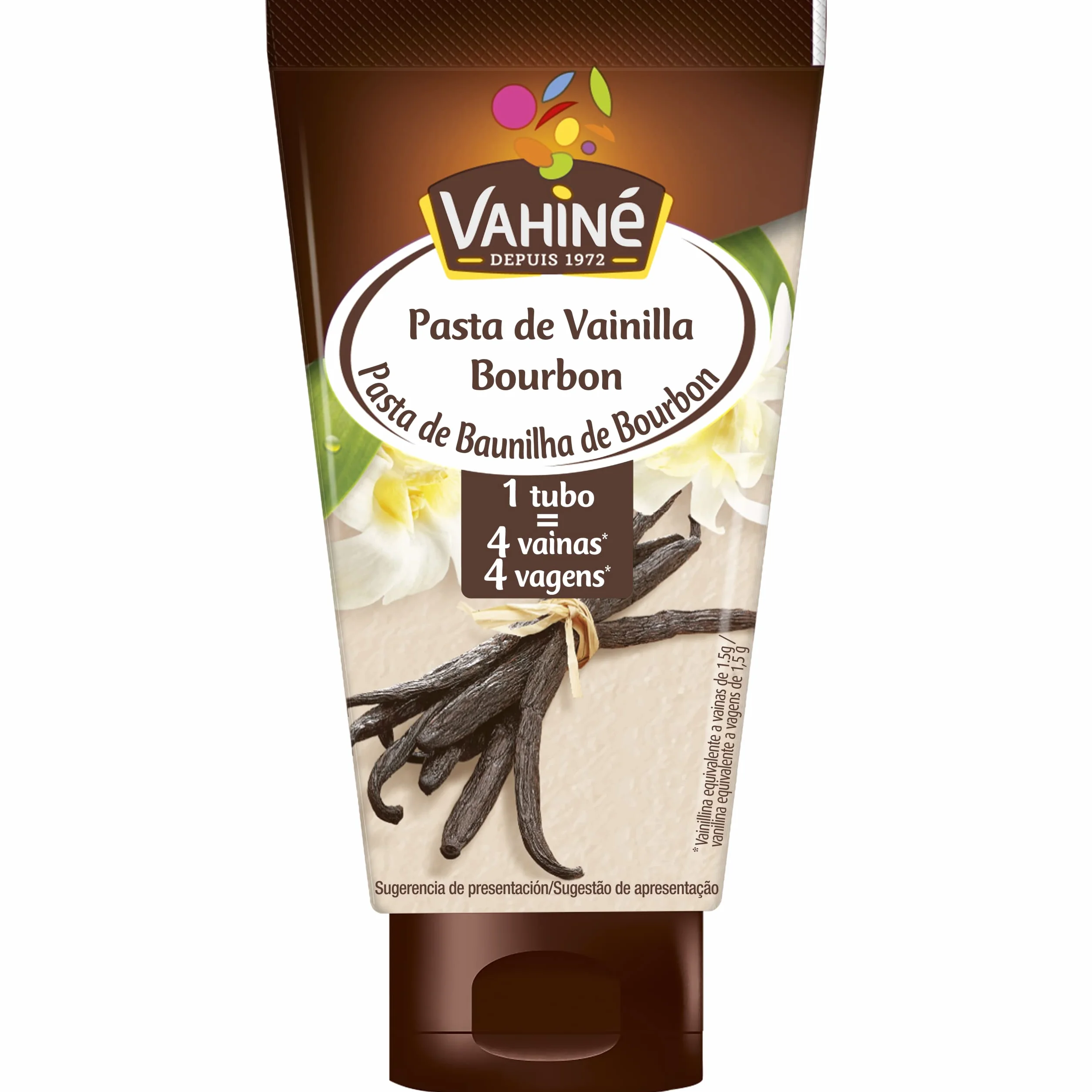 Pasta de Vainilla Bourbon 50g - VAHINÉ para Natillas, Pasteles y Postres