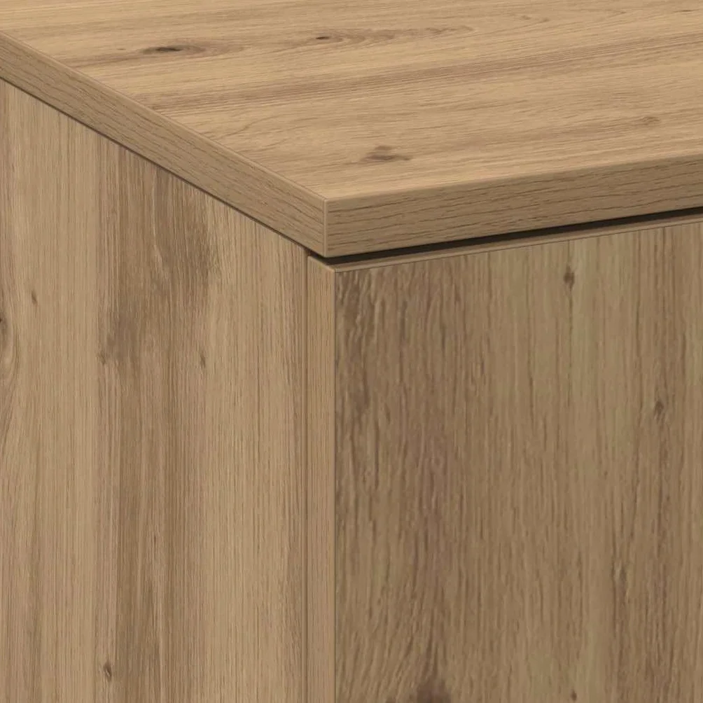 vidaXL Highboard Roble Artisan 60 x 35 x 180 cm Madera contrachapada, Amplio Almacenamiento, Moderno aparador de Madera, diseño Elegante, Unidad con Estilo, organización en casa