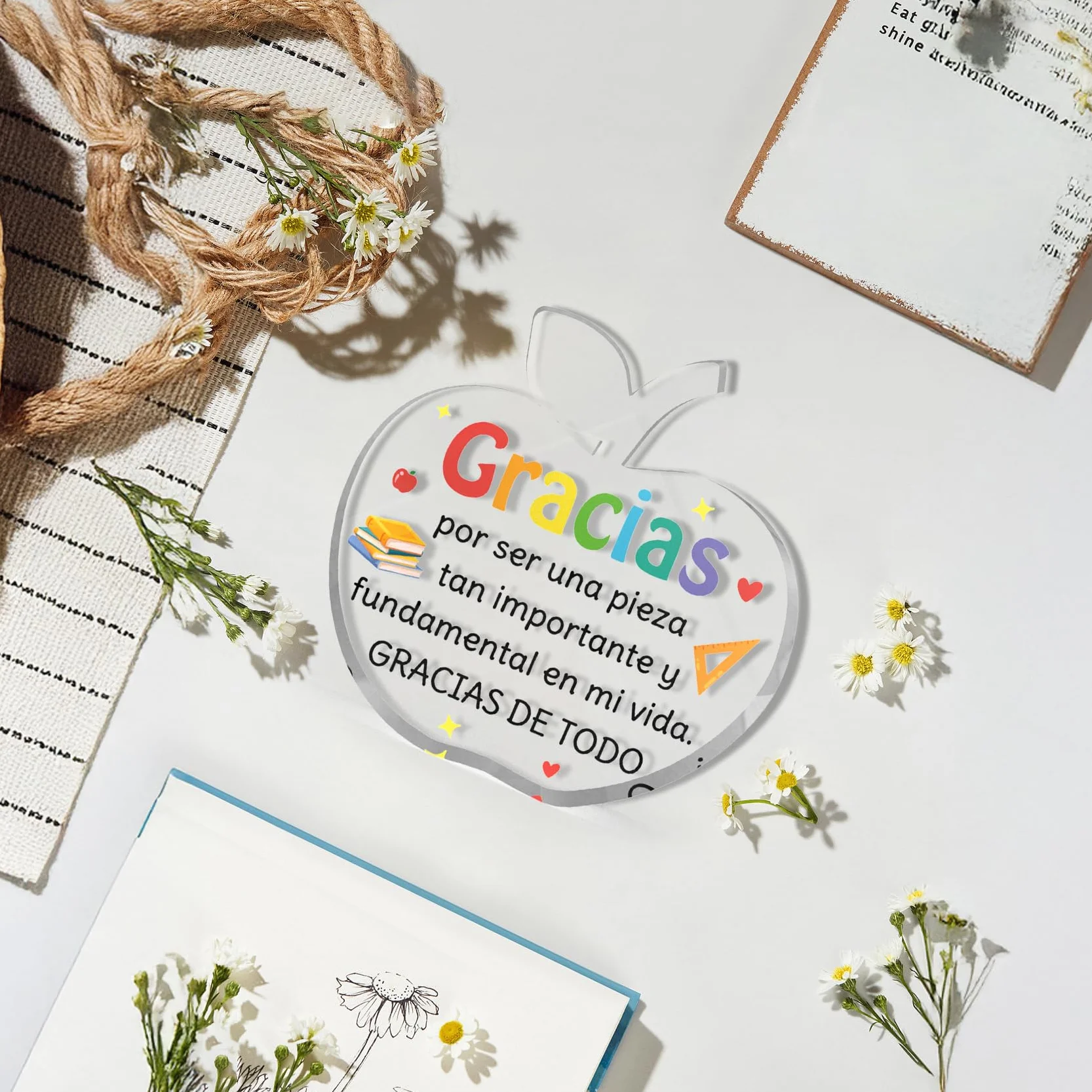 Regalos Para Profesoras Acrílico Profesora Primaria Graduacion