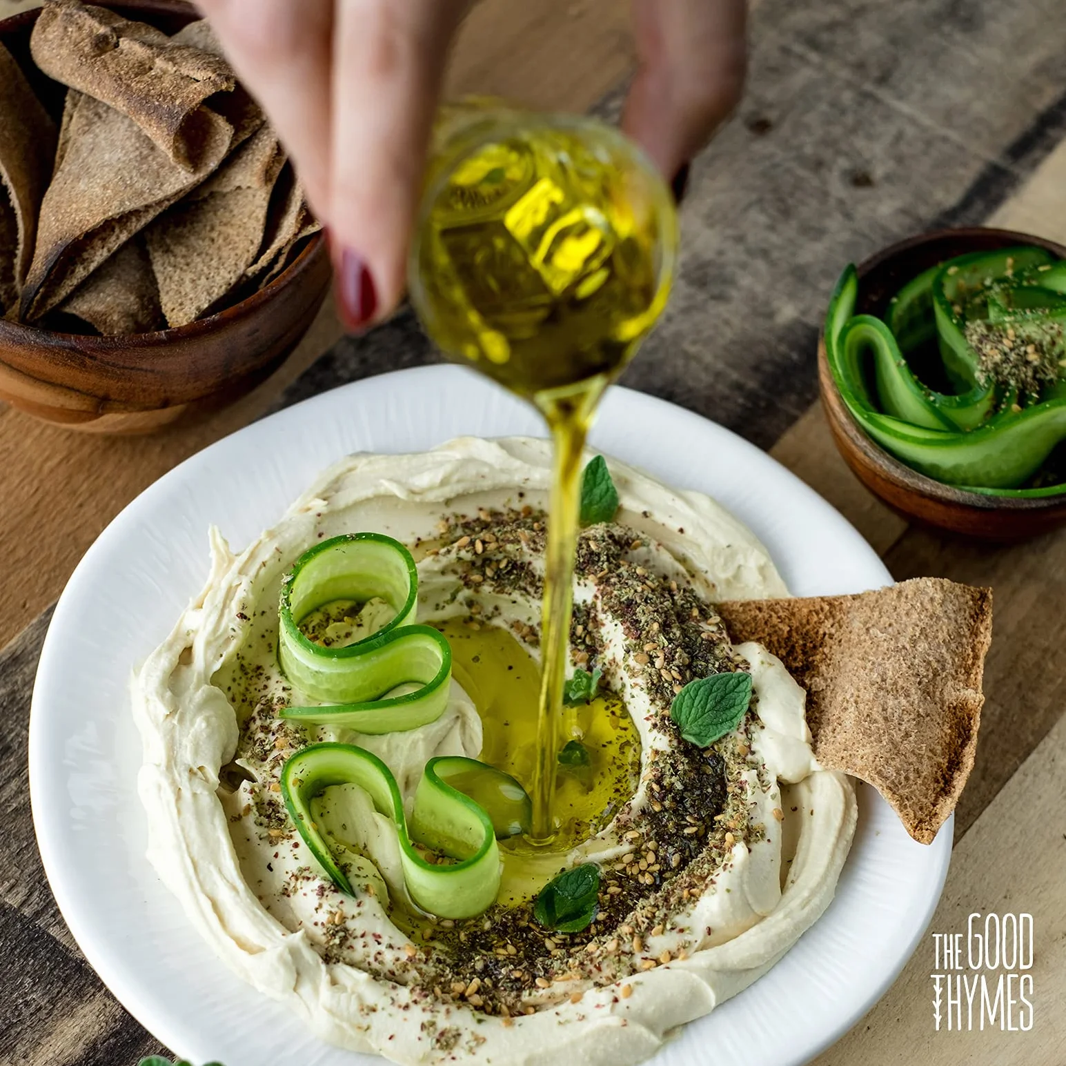 Verdadero Zaatar Premium Libanés 120g Mezcla Auténtica Superalimento Vegetal Rico en Antioxidantes