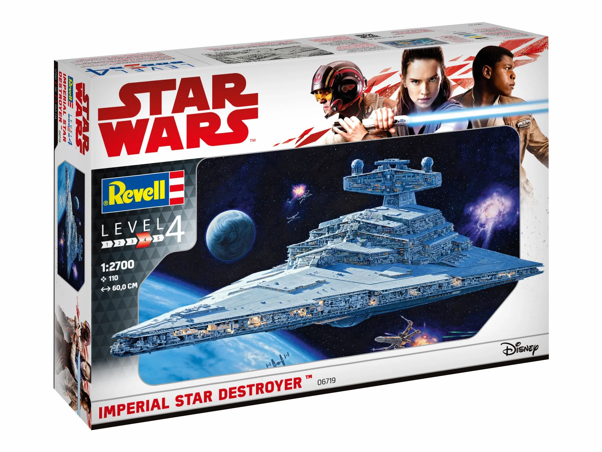 Revell 06719 Maqueta de, Star Wars 1: 2700 – Imperial Star Destroyer, Niveles 4, orginalgetreue imitación con Muchos Detalles