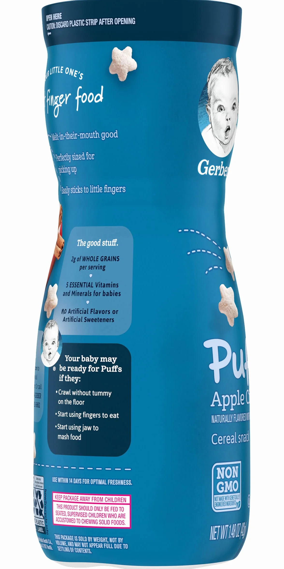 Gerber Graduates Apple Cinnamon Puffs