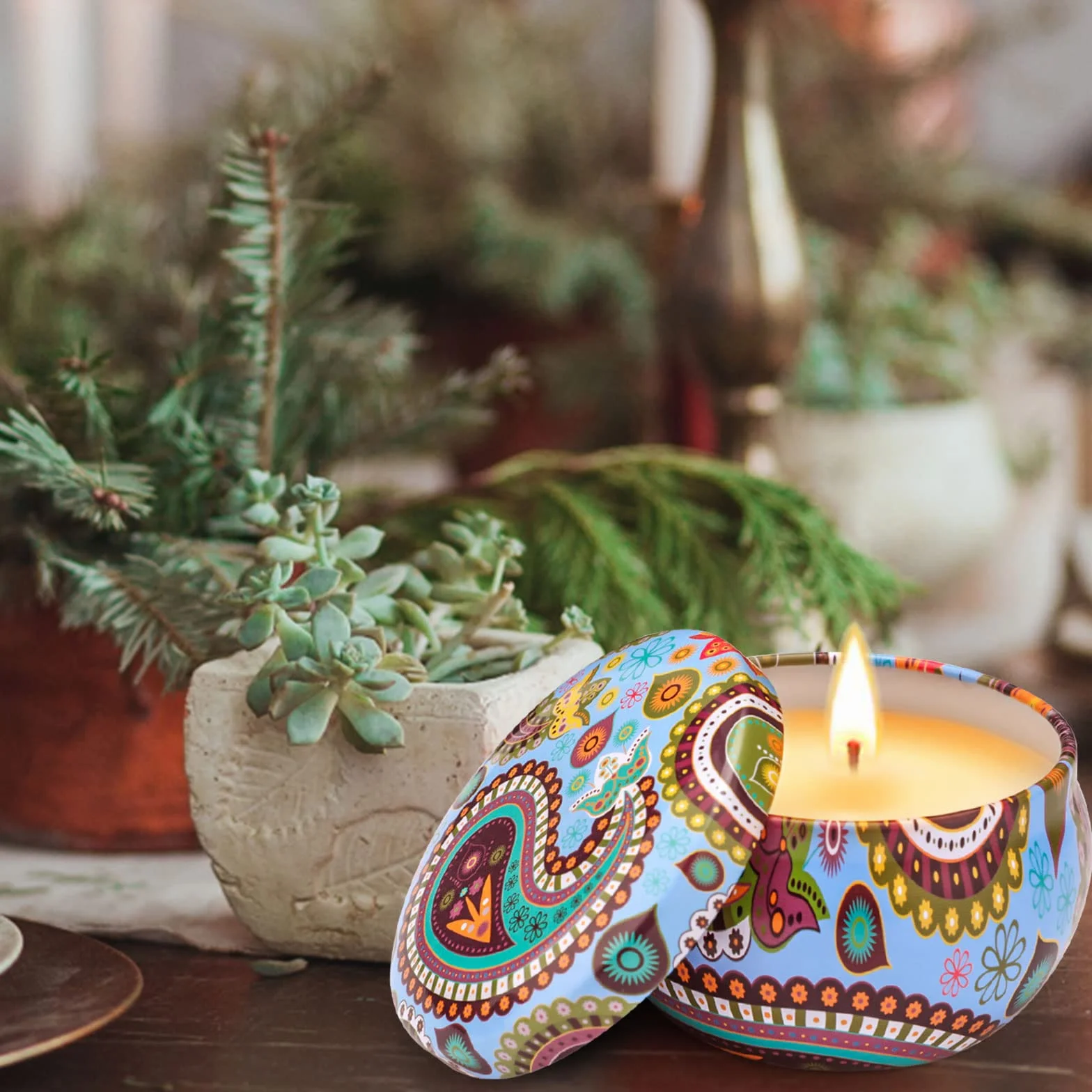 8 Piezas Regalo de Velas Perfumadas,Velas Aromaticas, Cera de Soja Natural,Aromaterapia Decoración para Relajación Fiesta Boda Baño Yoga Cumpleaños Navidad Día de San Valentín