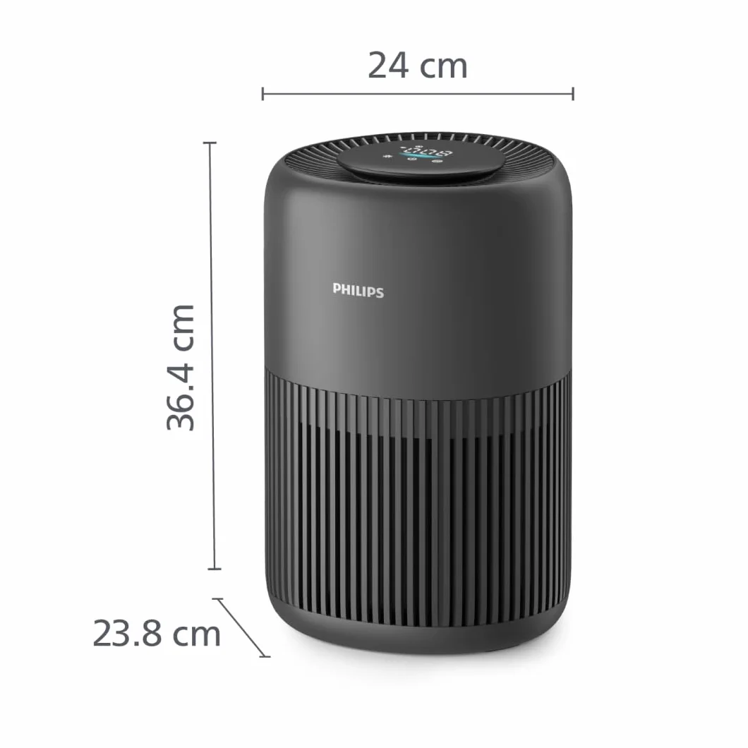 Philips Serie 900 Purificador de aire HEPA NanoProtect Filtro carbón activo CADR 250m³/h 65m² AC0951/13