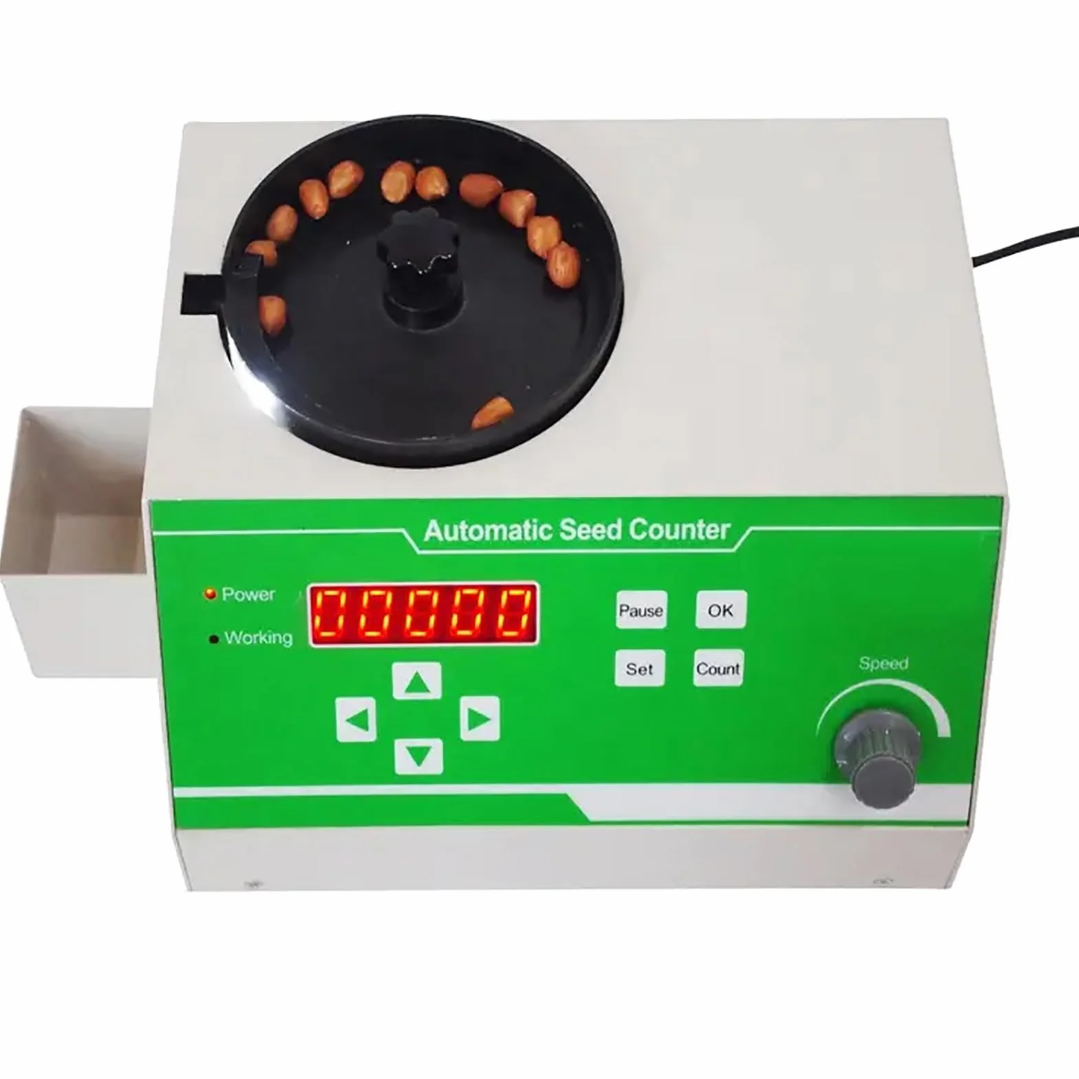 Contador Automático de Semillas 220 V 5 Capacidades de Conteo para Mijo Arroz Soja Maíz