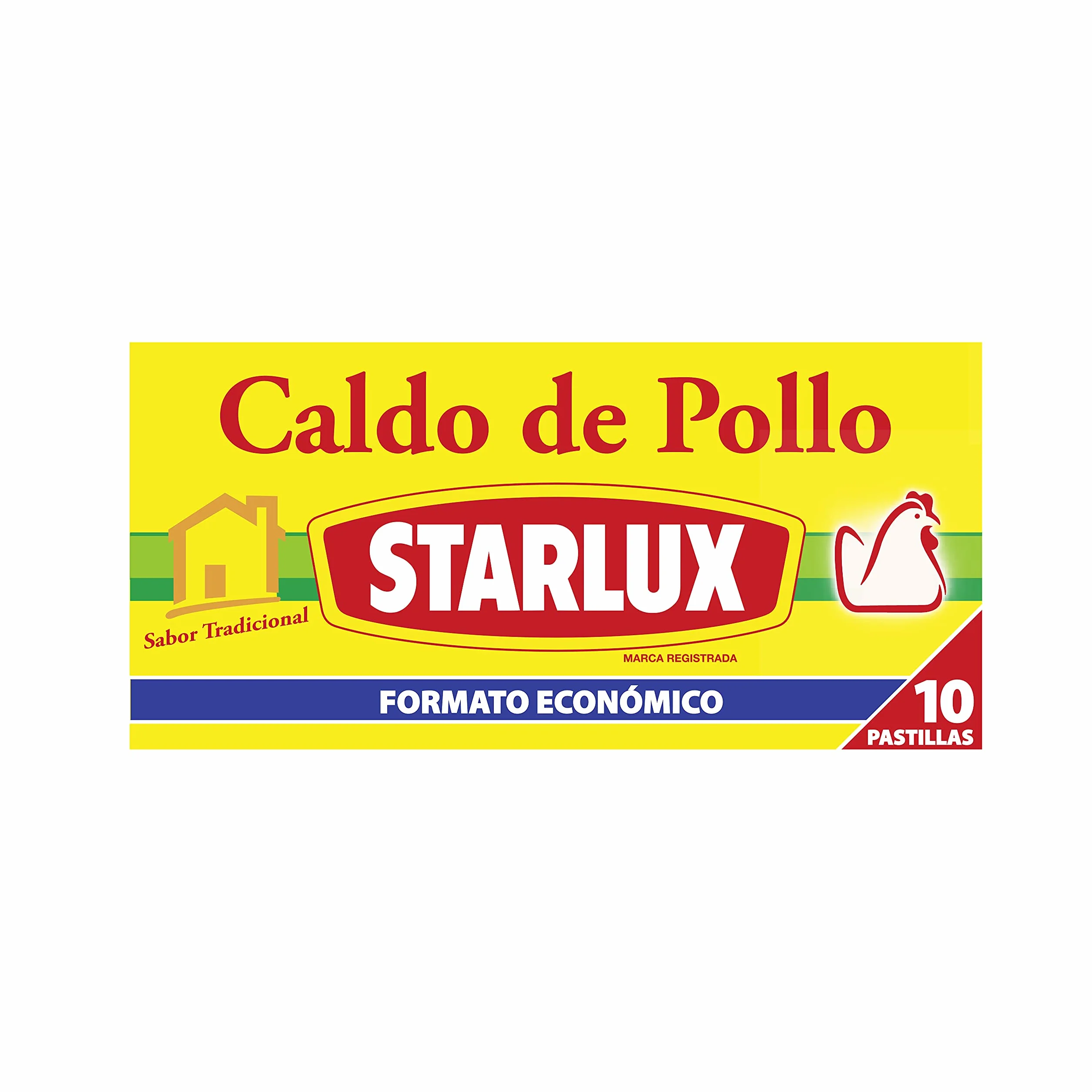Knorr Starlux Caldo Pastilla Pollo 10 pastillas