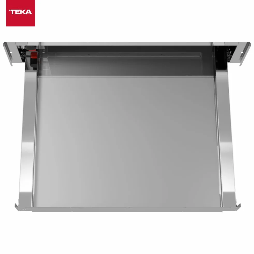 TEKA CP 150 GS Calientaplatos con Termostato Regulable, Apertura Push-Pull, 6 Servicios