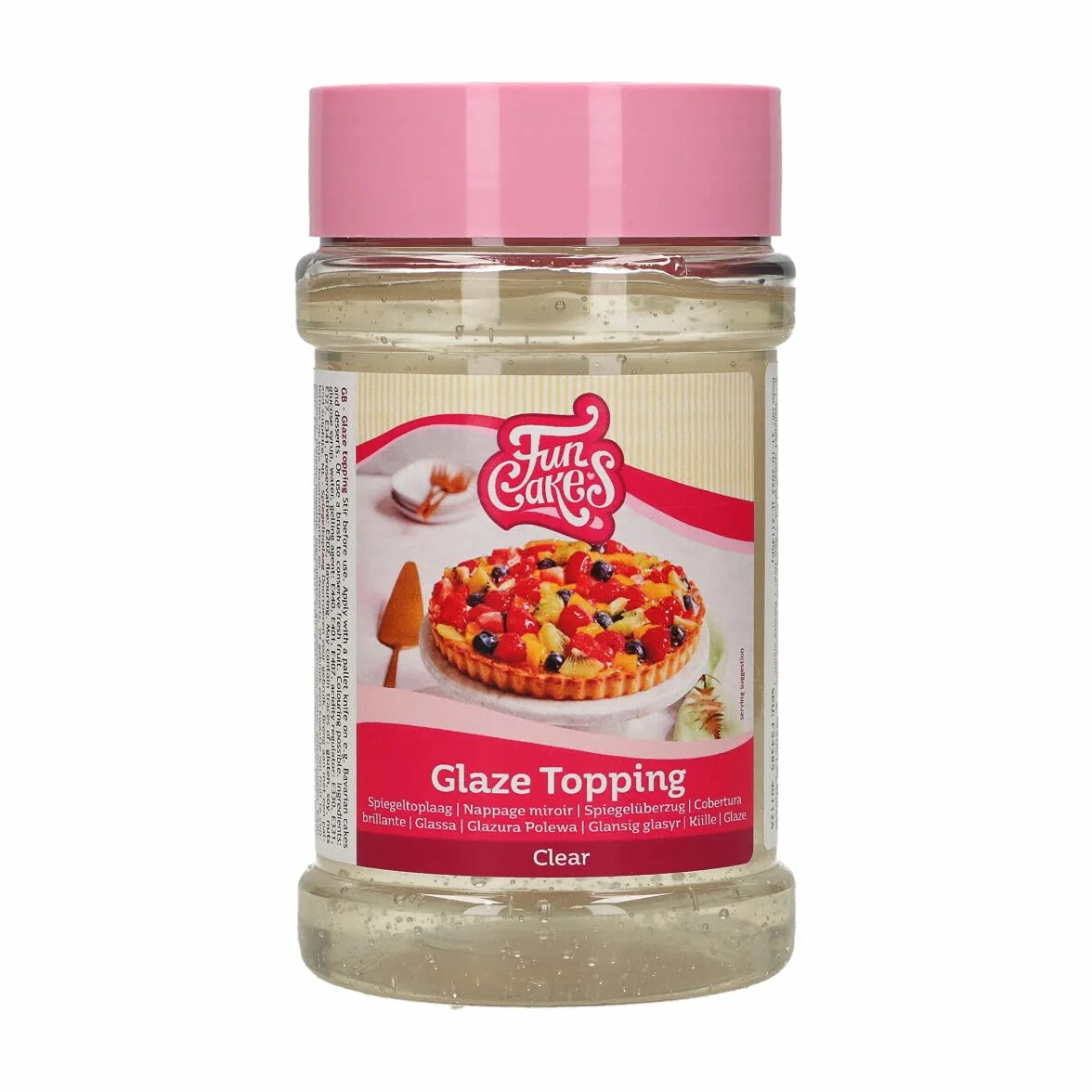 FunCakes Glaze Topping Cobertura Brillante 375g para tartas y postres
