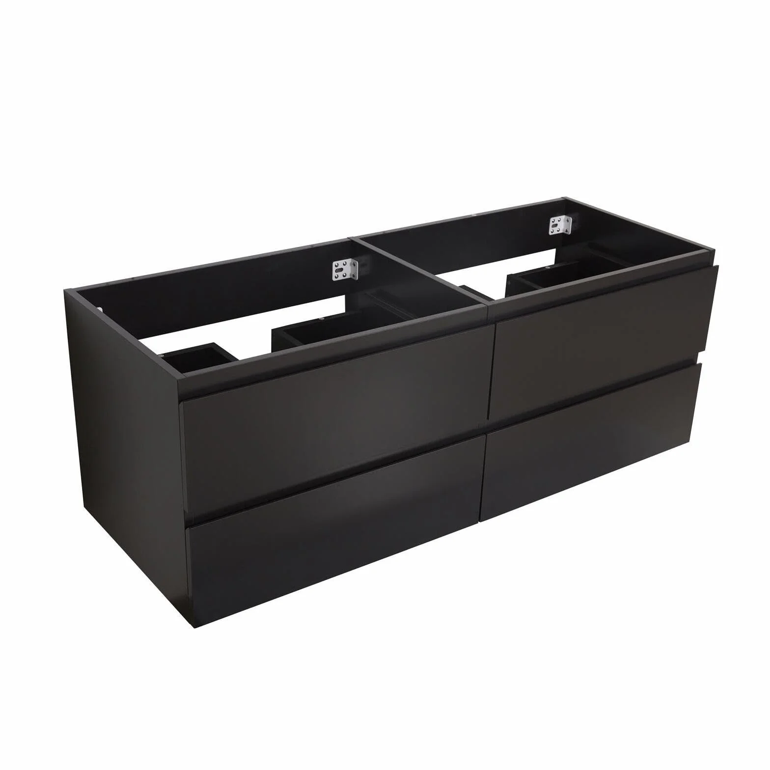 Sorrento - Mueble bajo lavabo (120 cm), color negro
