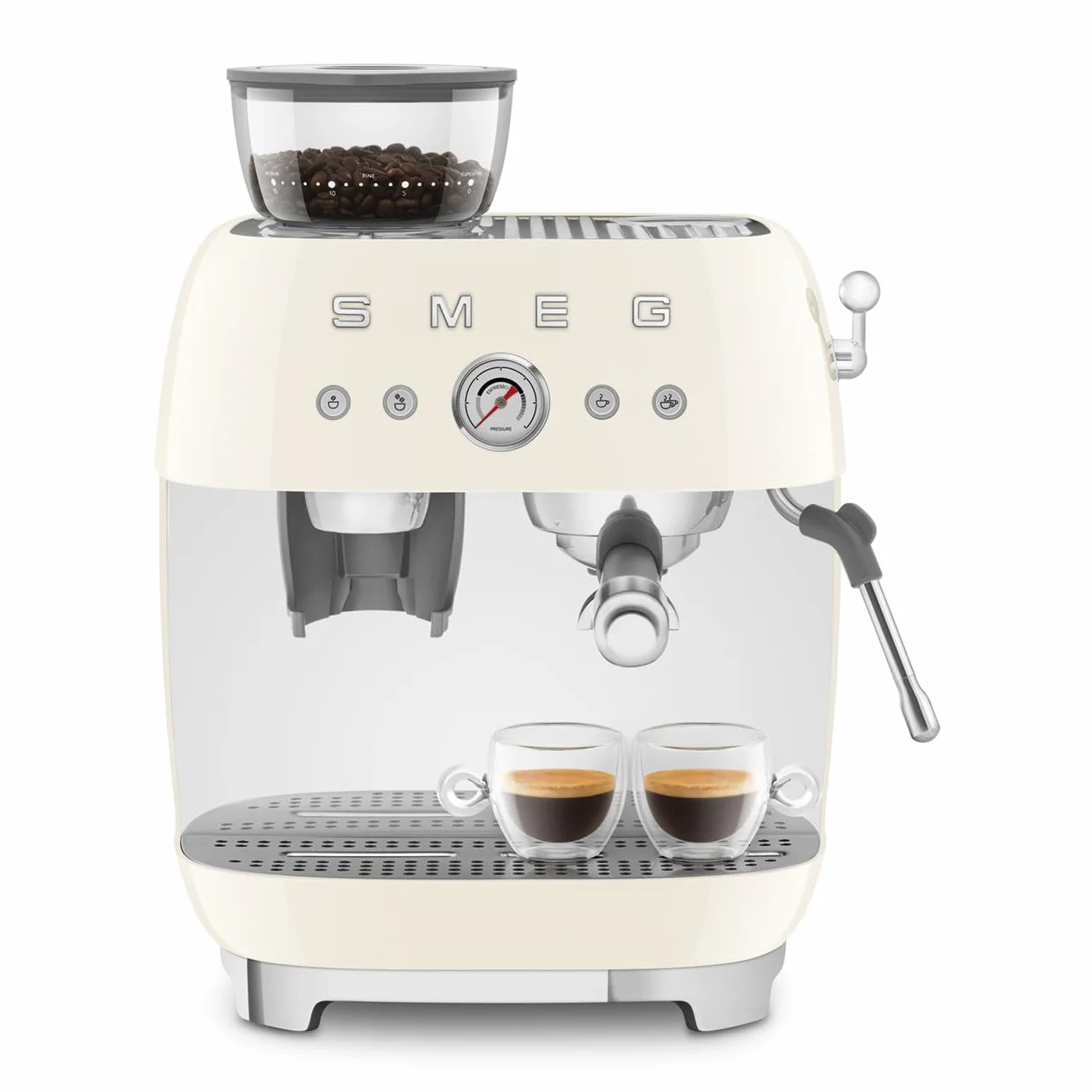 Smeg EGF03CREU Manual Coffee Machine Espresso Machine 2.4 L