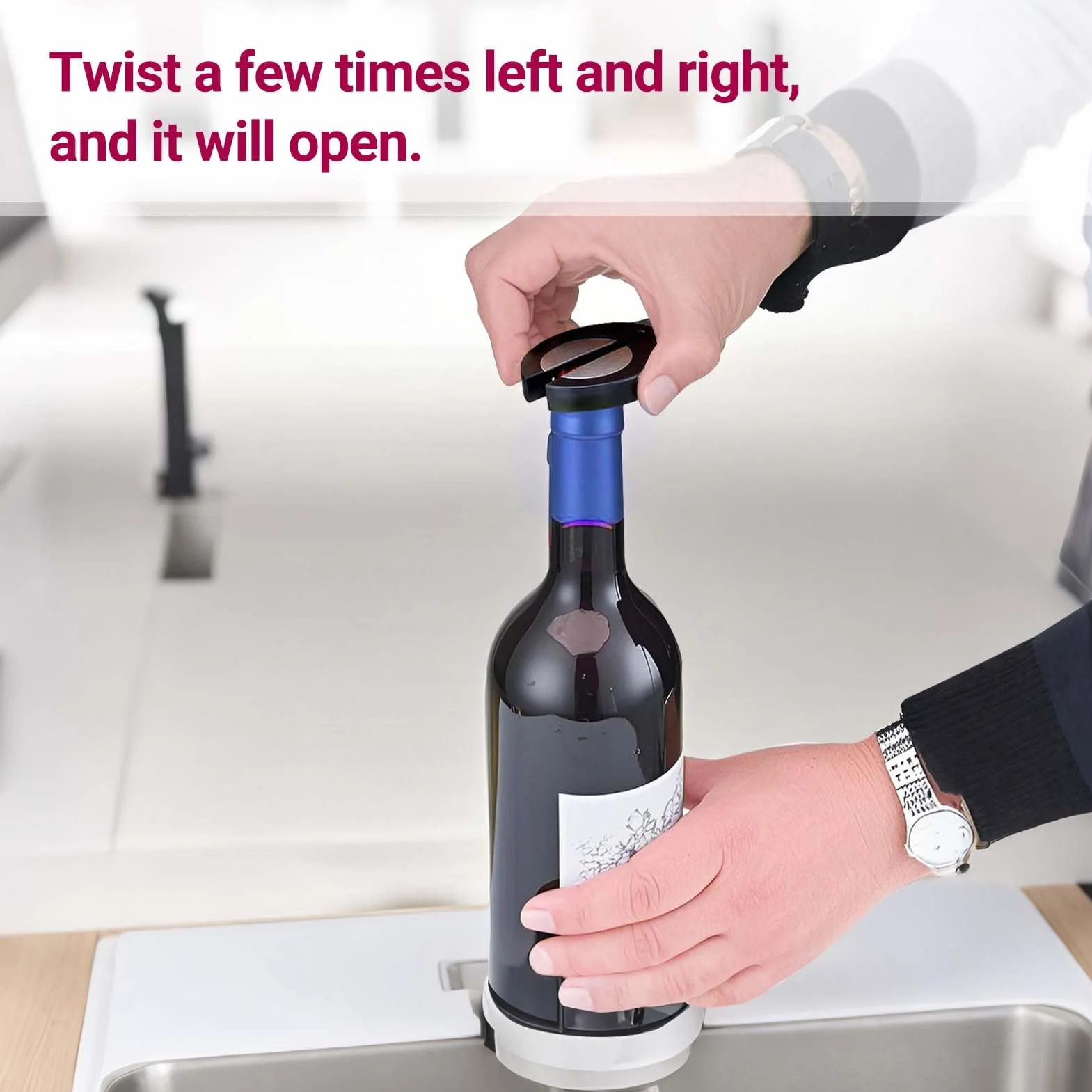 Set de 2 Pcs Cortacápsulas para Botellas de Vino, Diseño Ergonómico en Acero Inoxidable, Cortador de Papel de Aluminio Rápido y Fácil de Usar, Ideal para Amantes del Vino