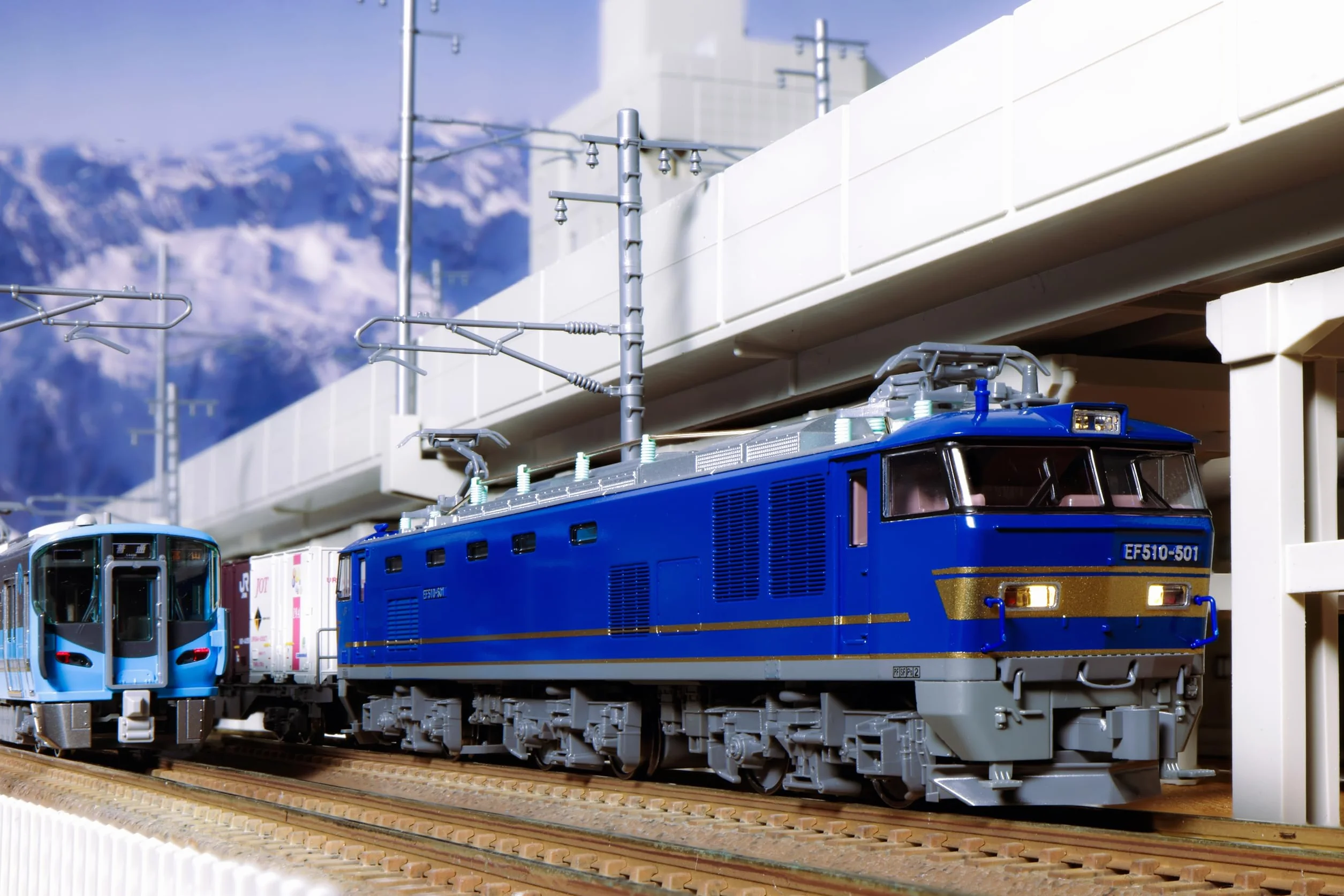 KATO N Gauge EF510 500 JR Cargo Blue 3065-8 Modelo de locomotora eléctrica ferroviaria