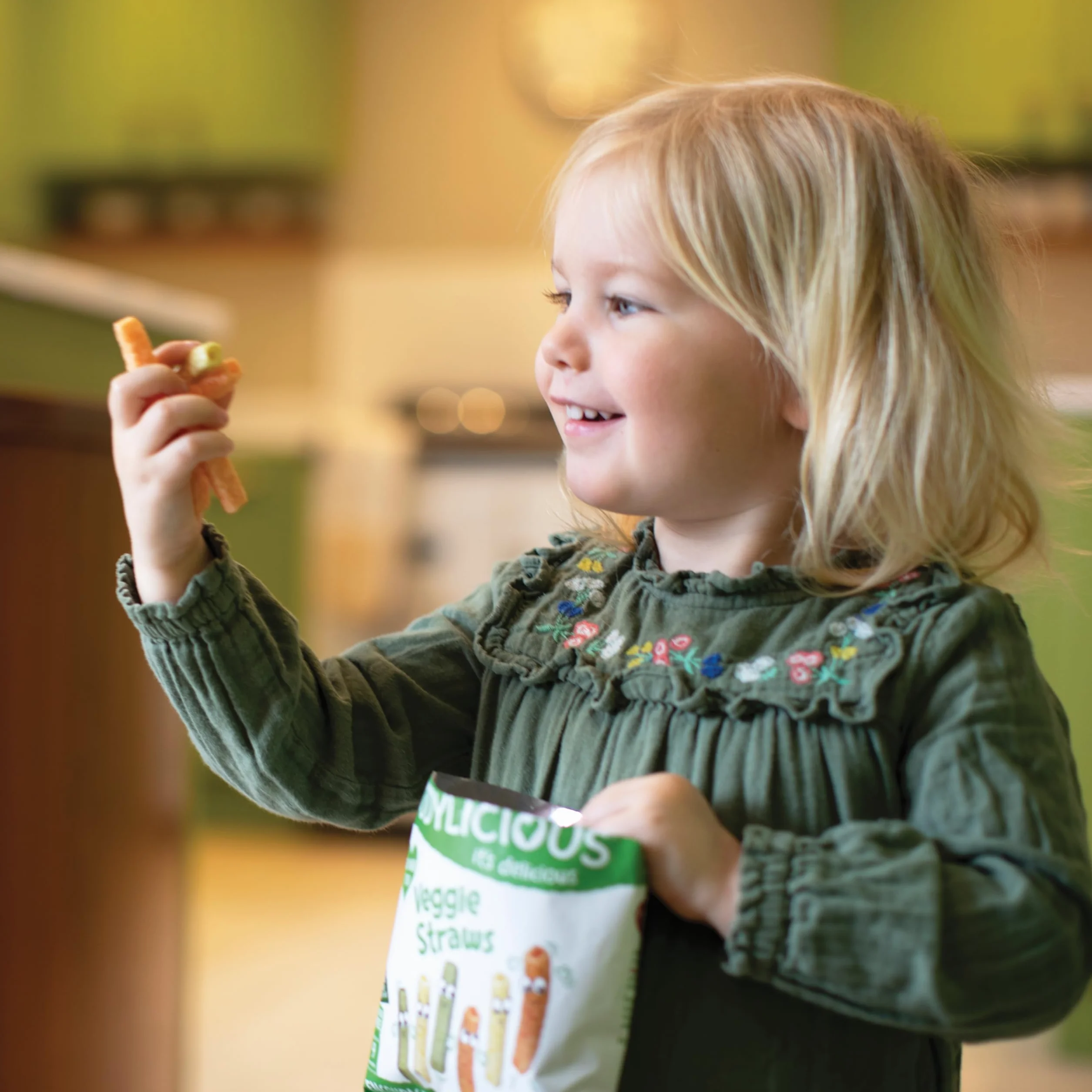 Kiddylicious Veggie Straws Snacks para Bebés 9 Meses 4 Paquetes 48g 192g
