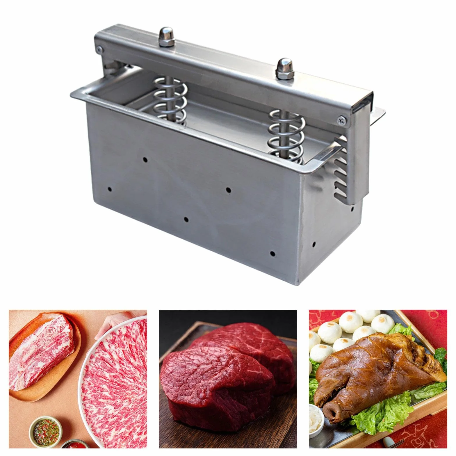 Prensa de Carnes Manual 1000g para Cocina