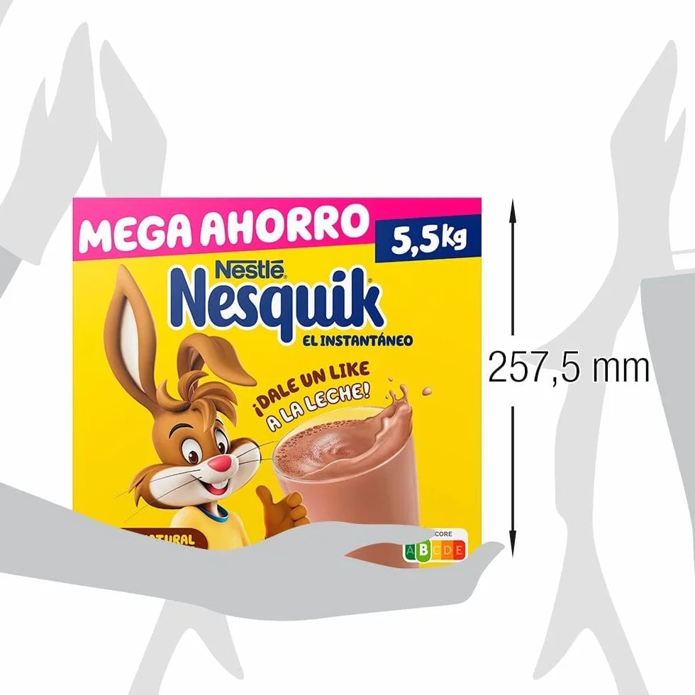 NESTLÉ NESQUIK Instantáneo Cacao Soluble 5.5kg Estuche