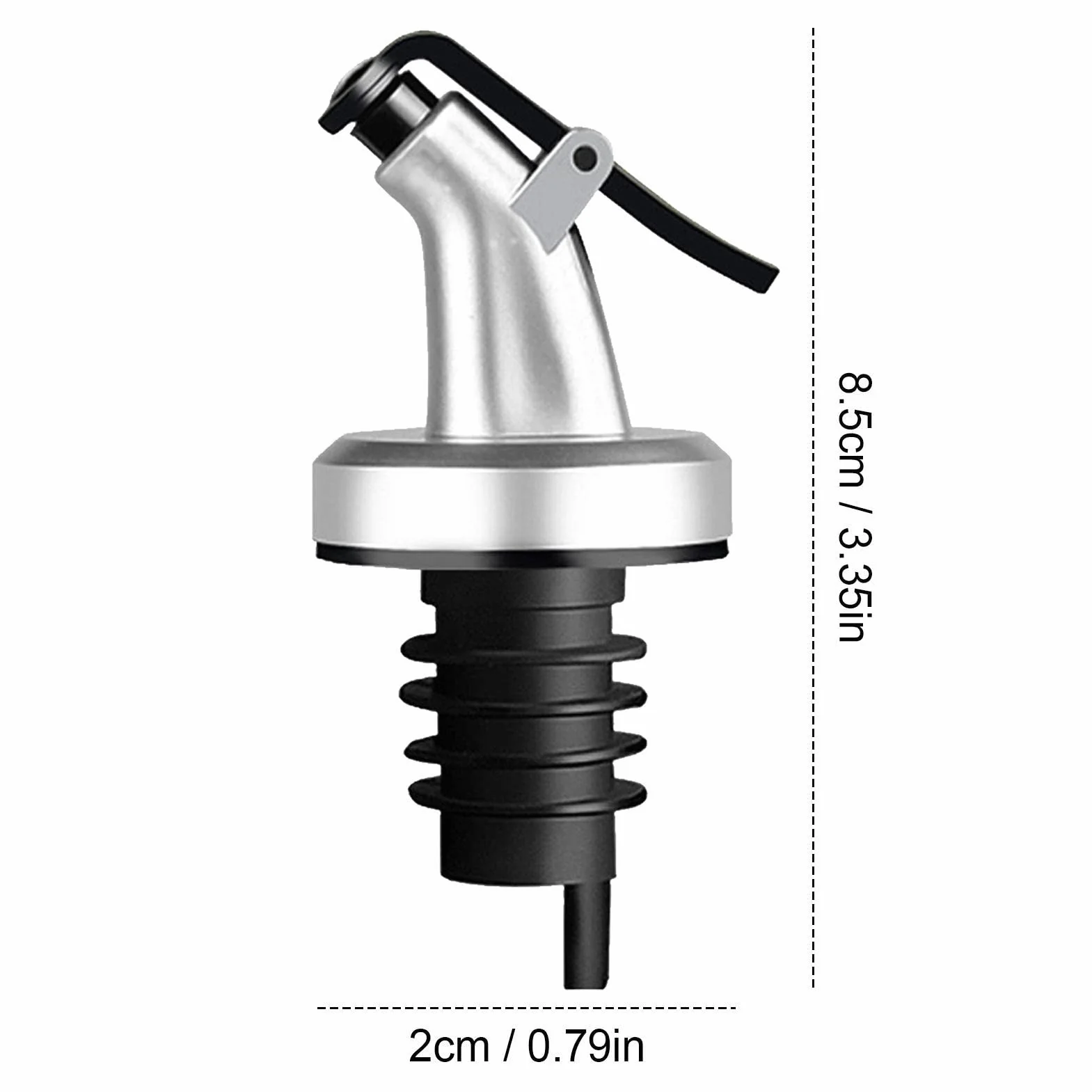 Oil Pour Spout - Leak Proof Olive Oil Bottle Pourer with Nozzle
