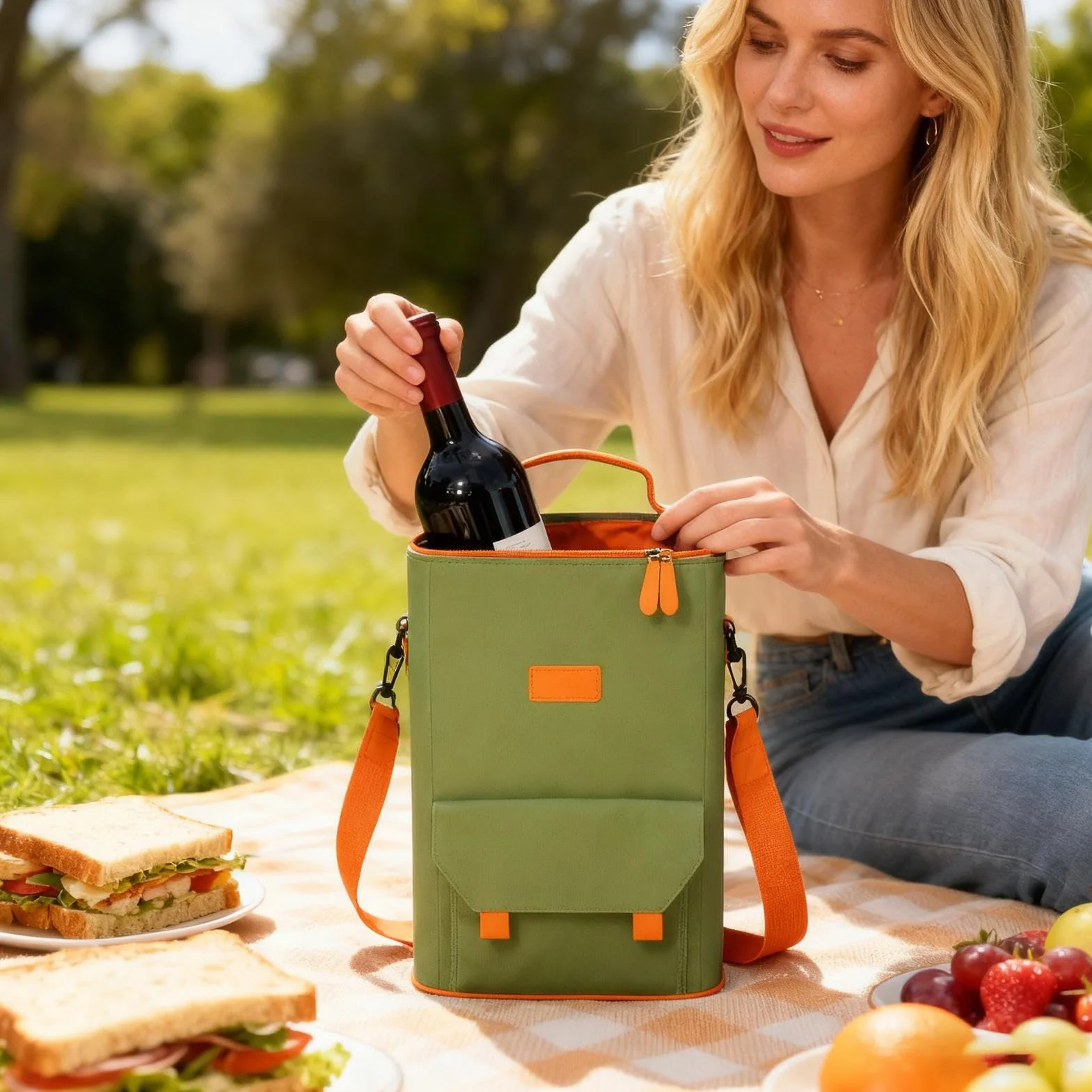 Bolsa Para Botellas De Vino Impermeable - Funda Protectora Viaje