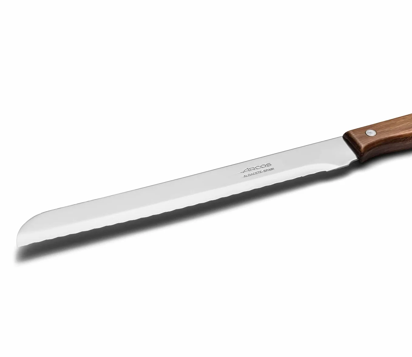 Arcos Serie Latina, Cuchillo Panadero, Hoja serrada de 170mm, Mango Madera
