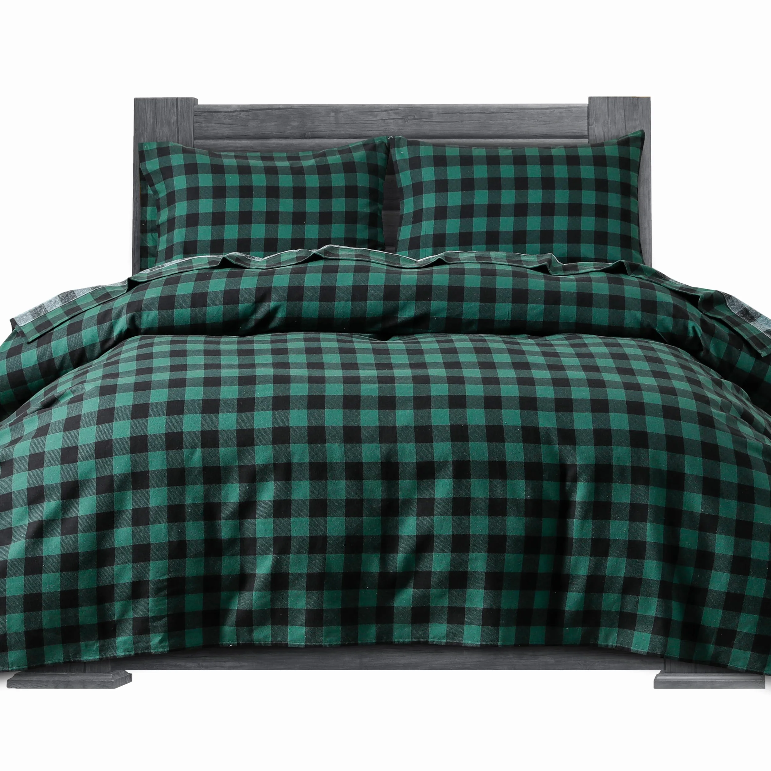 Elegant Comfort Juego de sábanas Suaves de Franela de algodón Turco 100% de 4 Piezas, sábana Bajera con Bolsillos Profundos, ultrasuaves, acogedoras y cálidas, tamaño matrimonial,