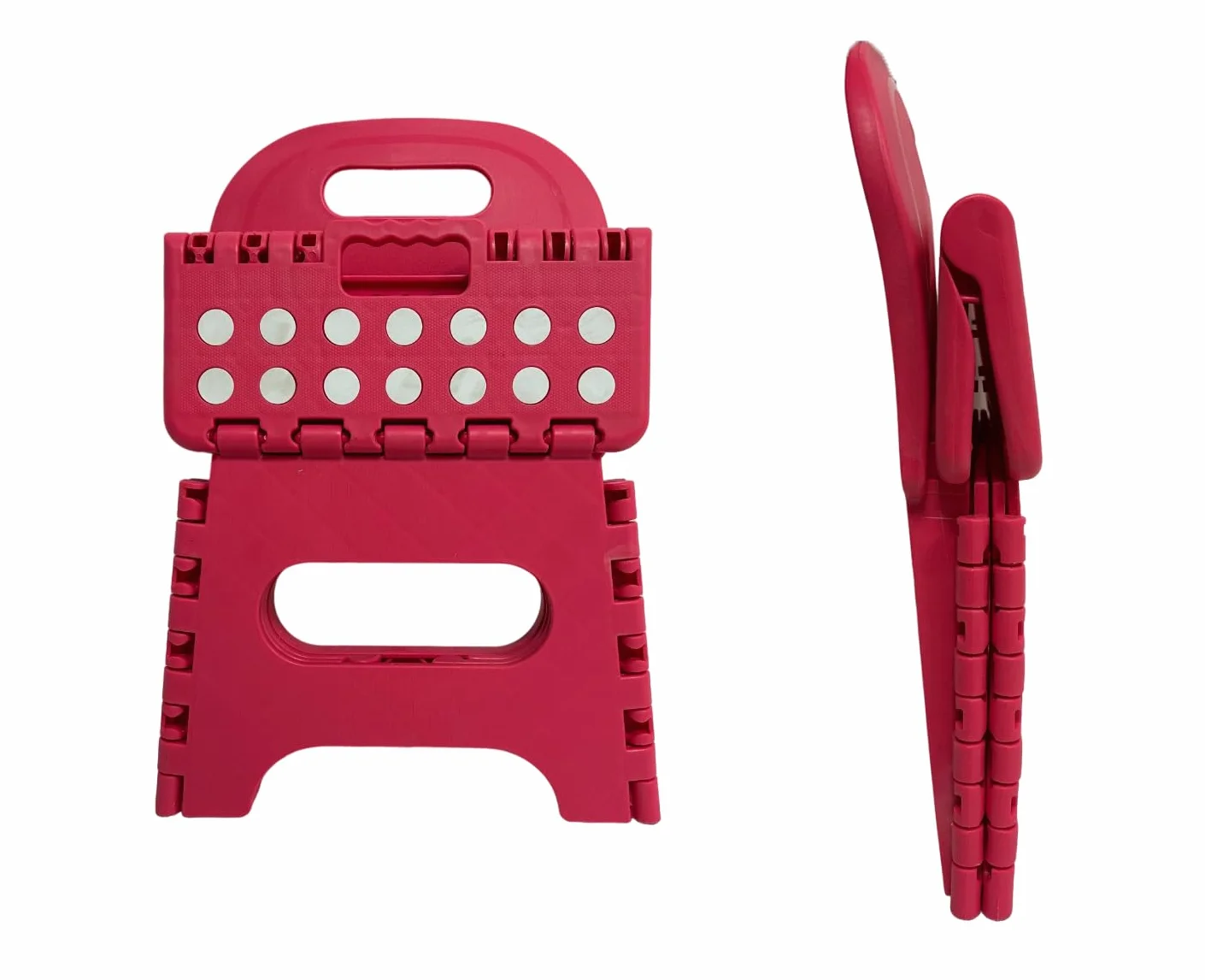 Silla infantil, silla infantil, silla de plástico, plegable y portátil, silla para niños, sillón con respaldo, silla y taburete plegable para niños con respaldo