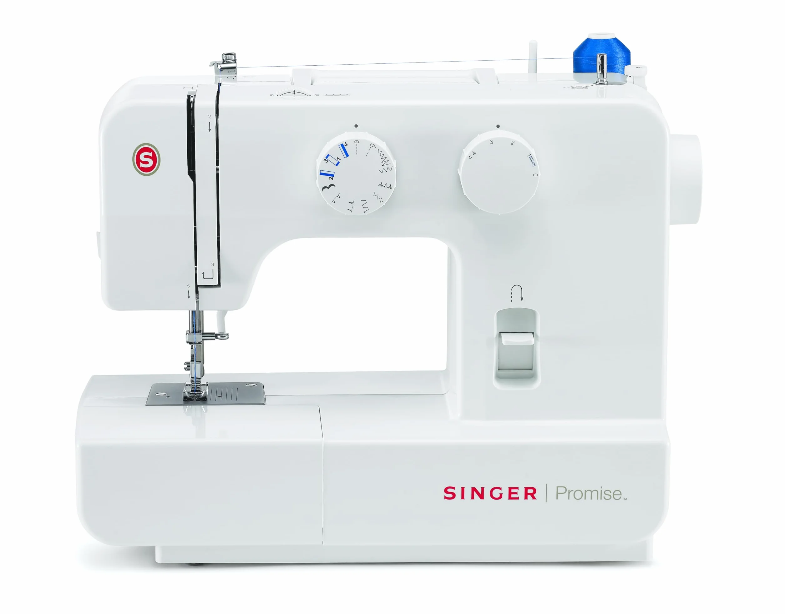 Singer 1409 Promise - Máquina de Coser Mecánica, 9 puntadas, 120 V, color Blanco