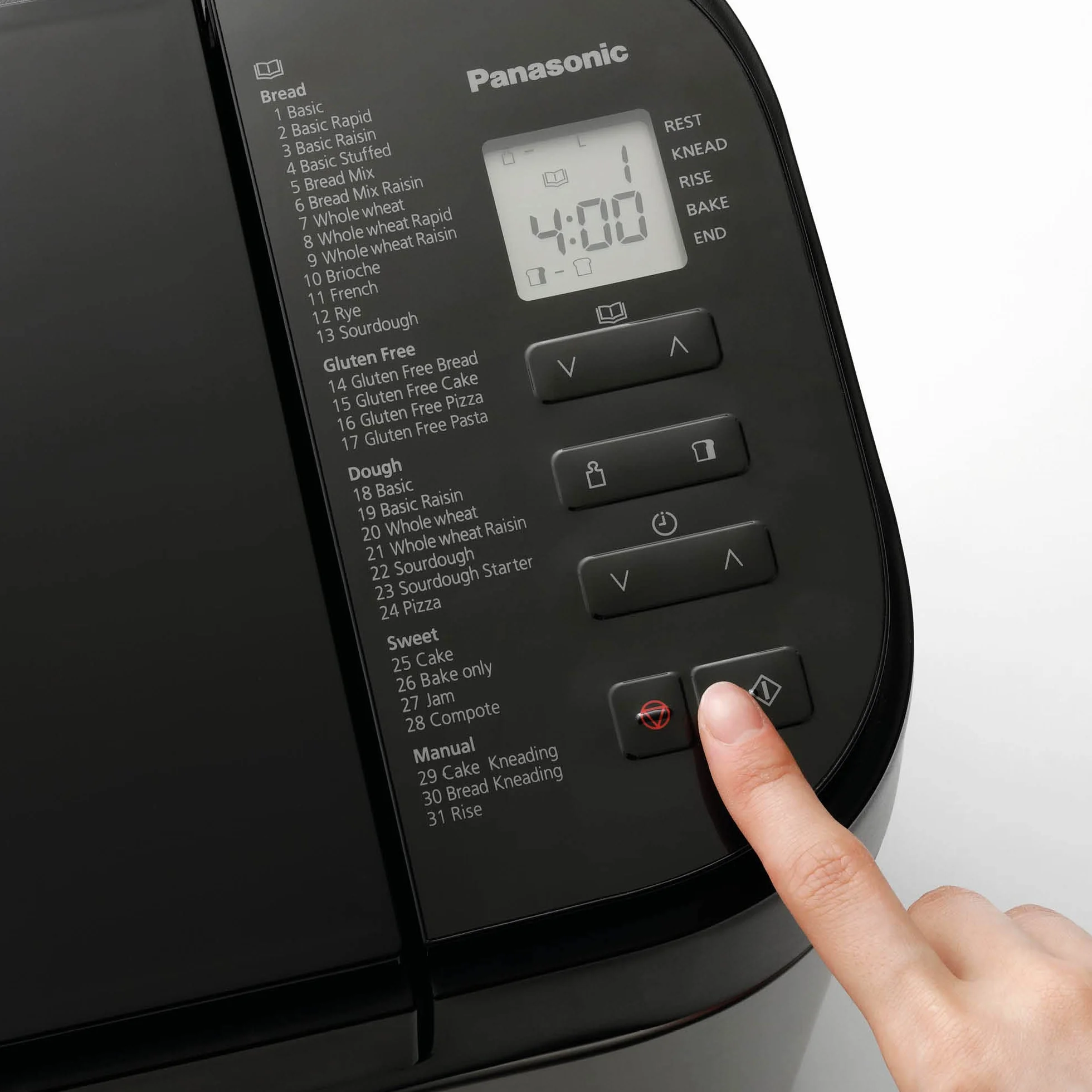 Panasonic SD-YR2550SXE Panificadora Automática con Dispensador, 850 W, Sensor de Temperatura, Temporizador Digital 13H, 31 Programas, Plateado