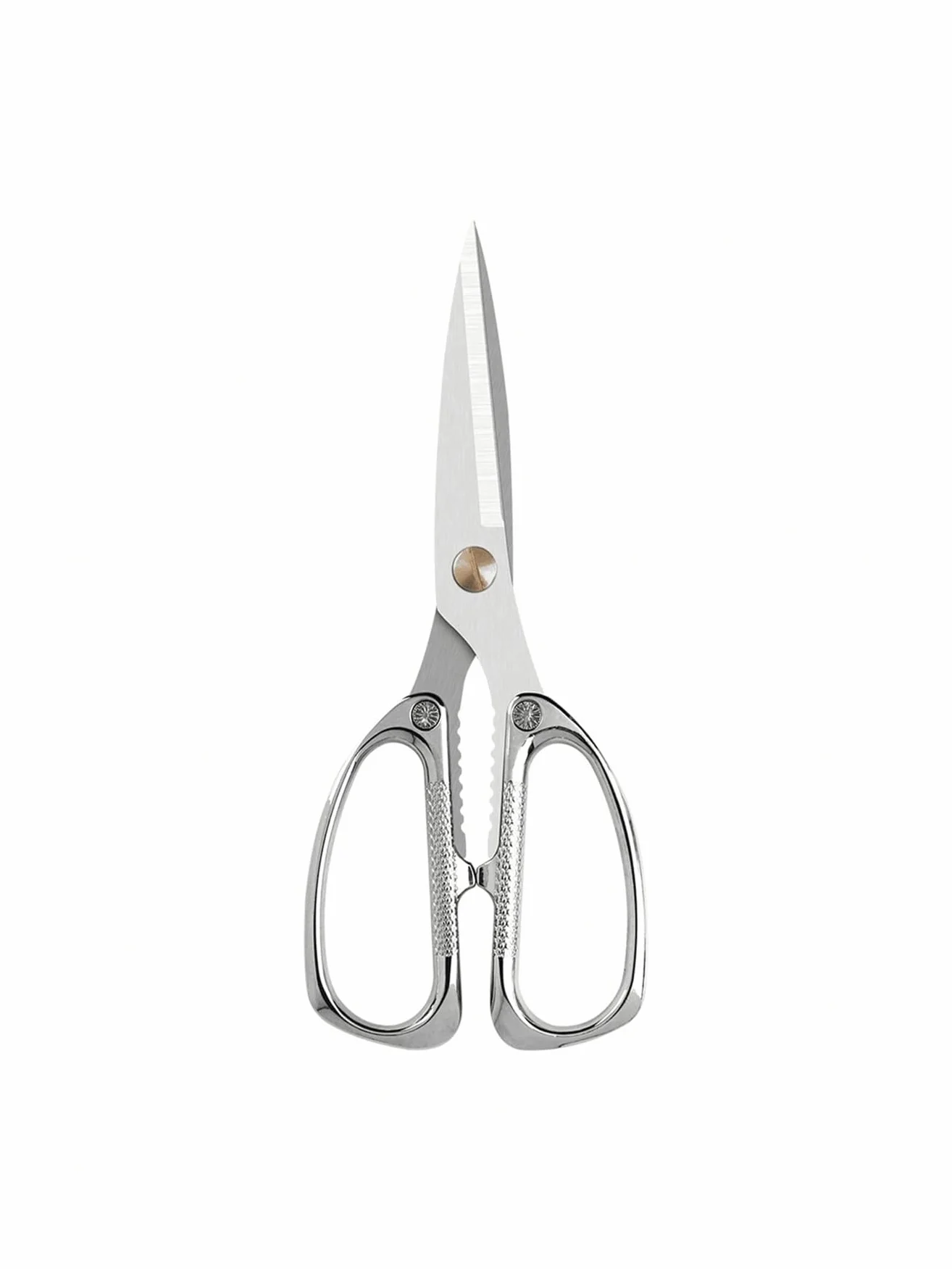 Tijeras de acero inoxidable, diseño Retro, cocina costura Premium for el hogar, 1 Uds(Silver-Heavy-L)