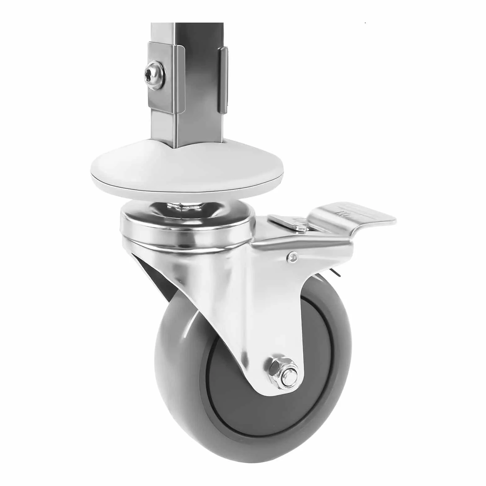 Royal Catering RCSW 3E Carro Cocina Carrito de Servicio con Ruedas (2 Estantes, Distancia entre estantes 59 cm, Capacidad 200 kg, Acero inoxidable)